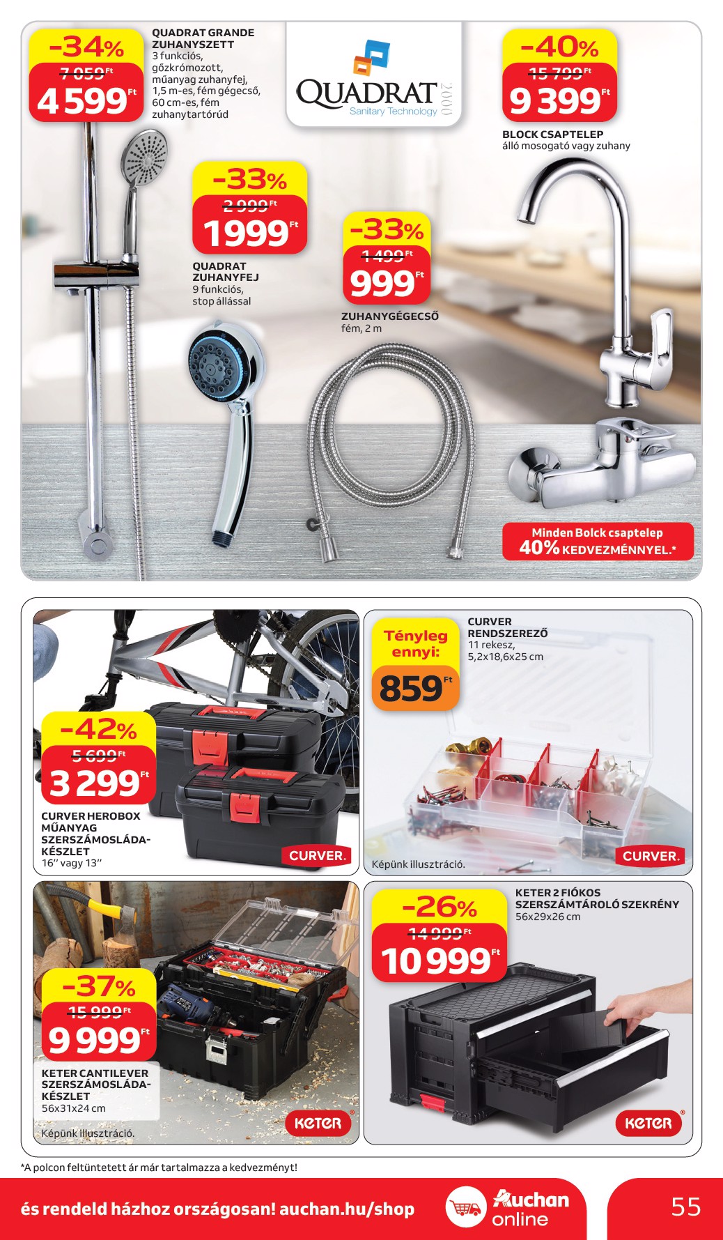 auchan - Auchan Hipermarket akciós újság, érvényes 2026.03.26. - 2026.04.08. - page: 55