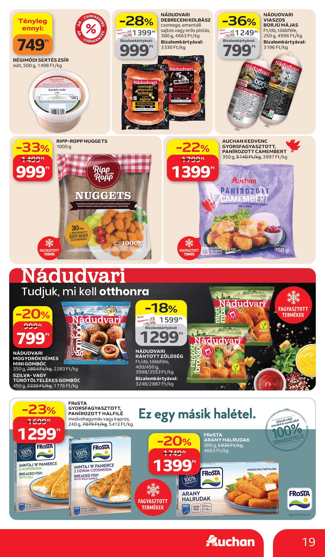 auchan - Auchan Hipermarket akciós újság, érvényes 2026.03.26. - 2026.04.08. - page: 19