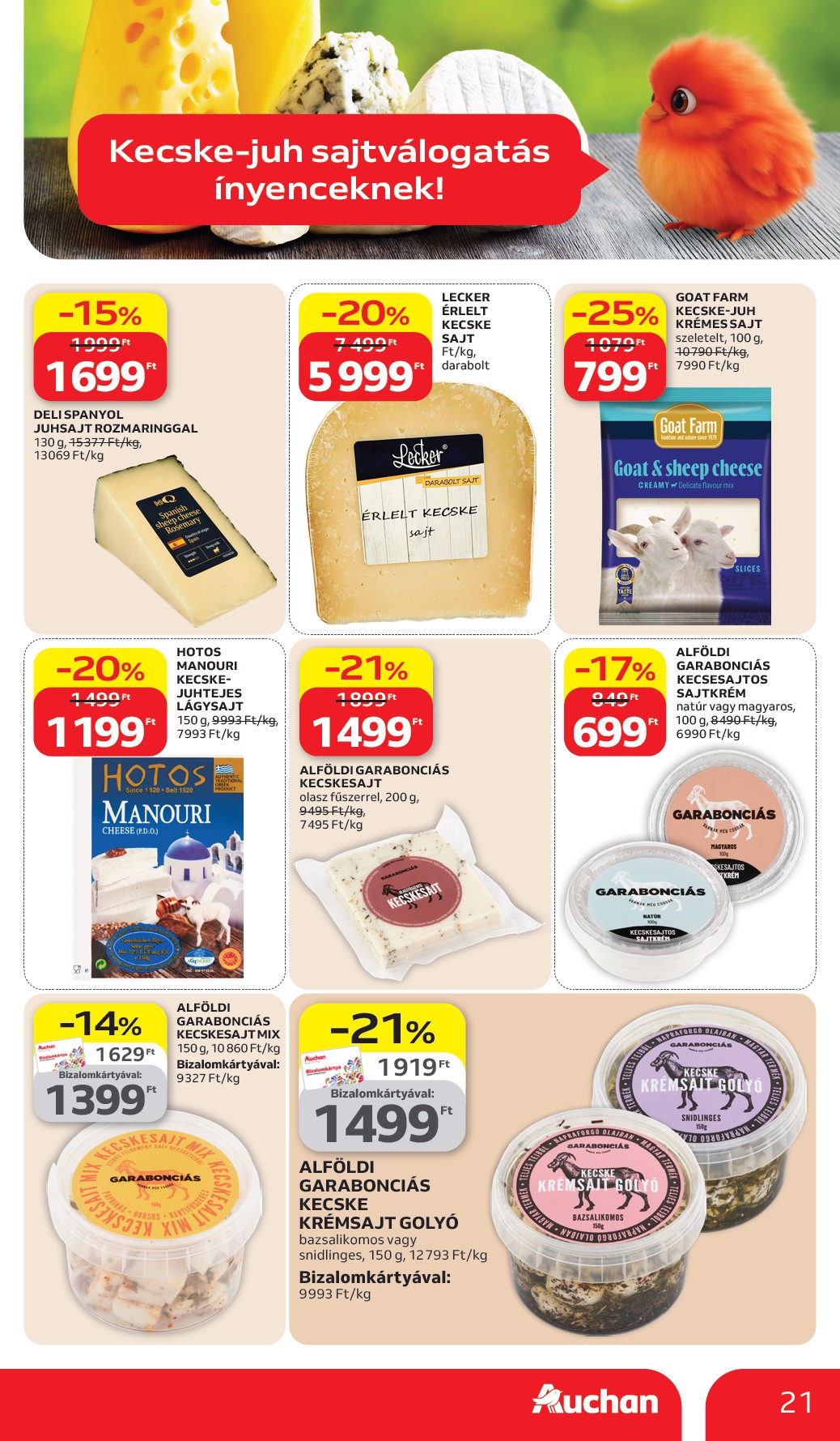 auchan - Auchan Hipermarket akciós újság, érvényes 2026.03.26. - 2026.04.08. - page: 21