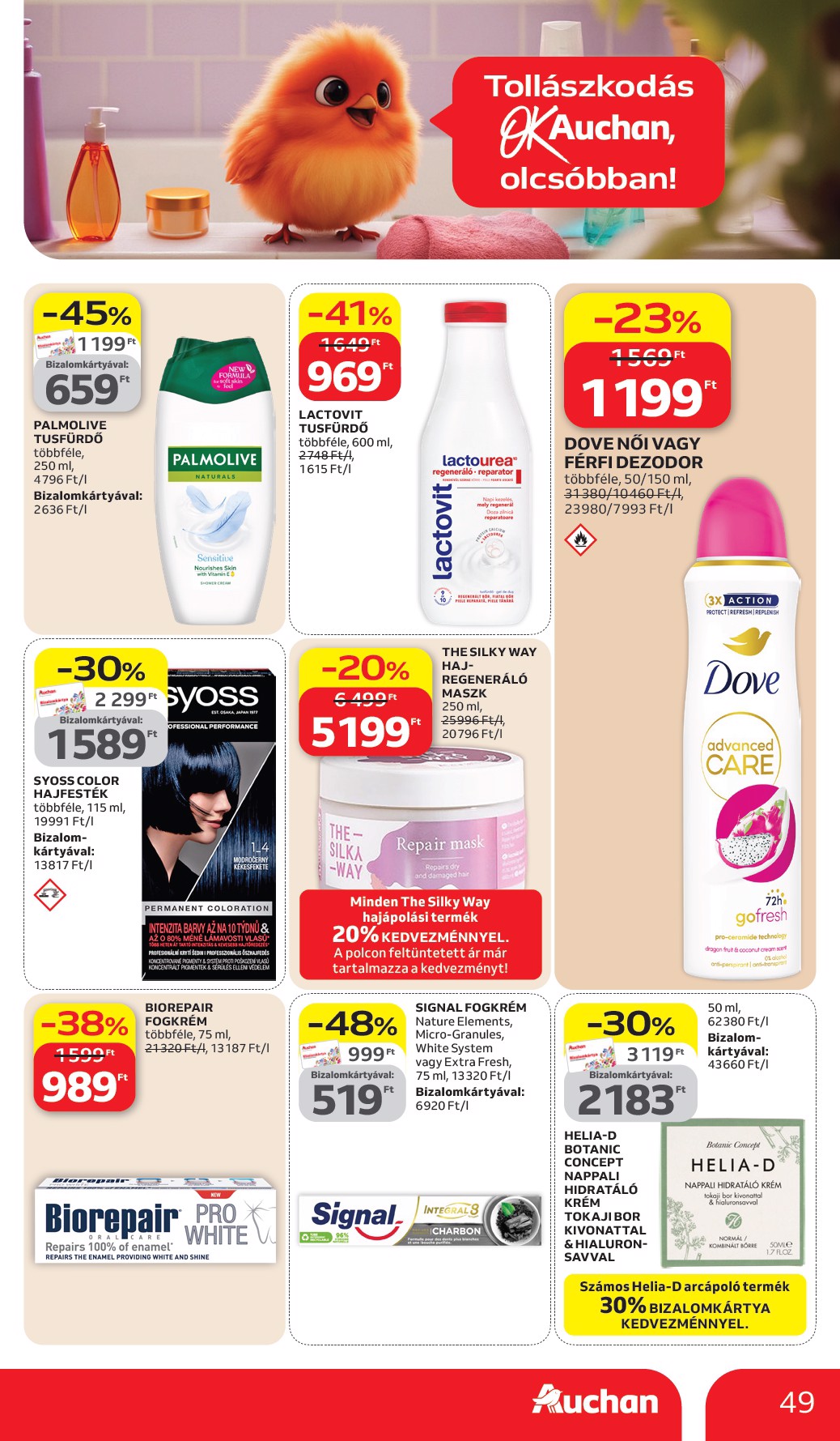 auchan - Auchan Hipermarket akciós újság, érvényes 2026.03.26. - 2026.04.08. - page: 49