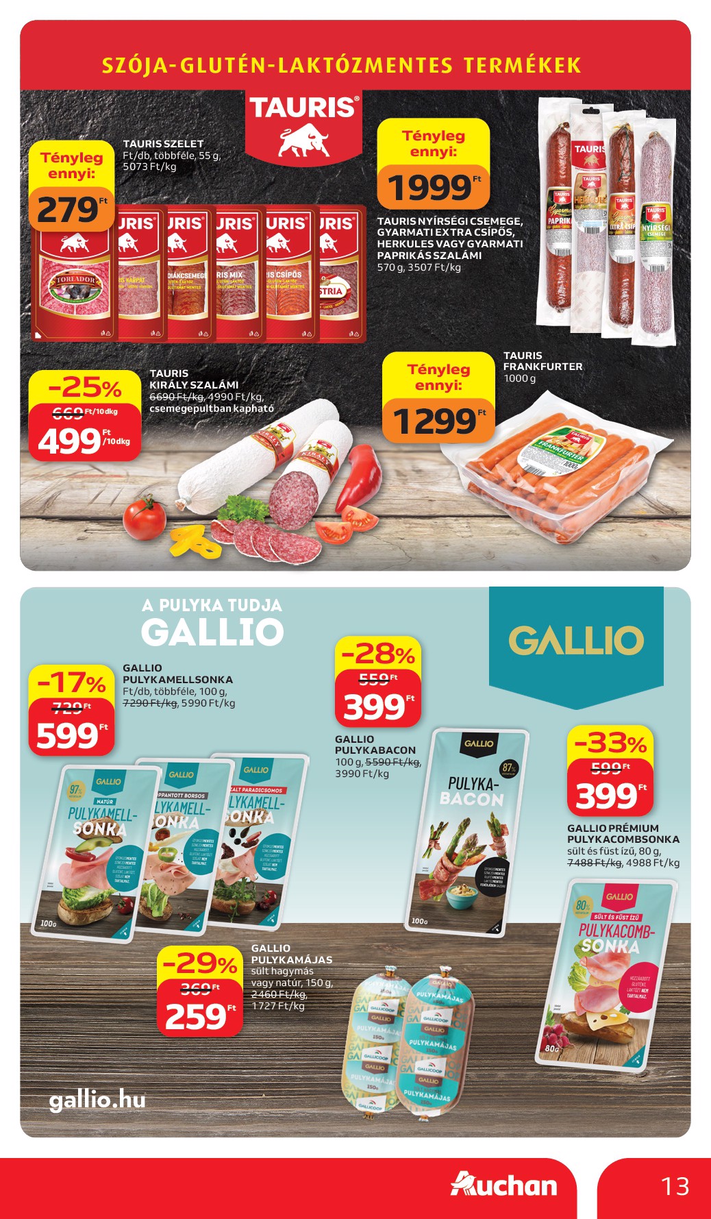 auchan - Auchan Hipermarket akciós újság, érvényes 2026.03.26. - 2026.04.08. - page: 13