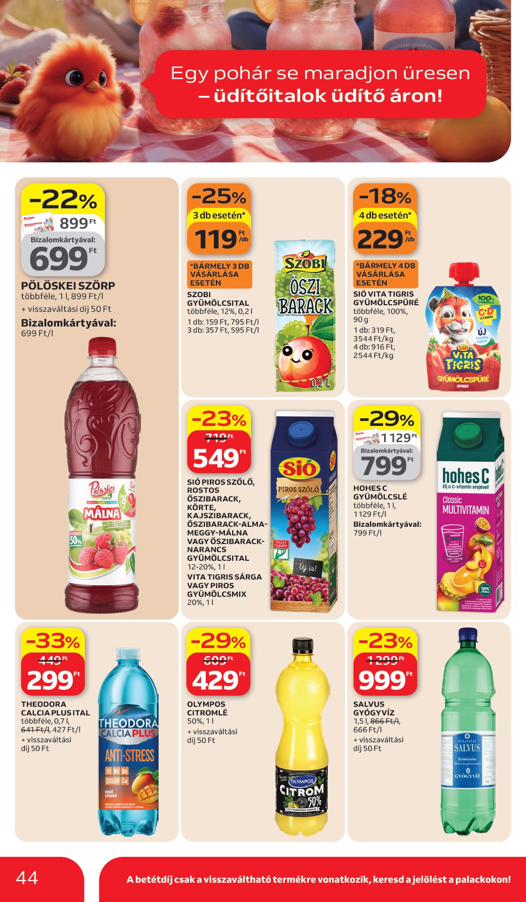 auchan - Auchan Hipermarket akciós újság, érvényes 2026.03.26. - 2026.04.08. - page: 44