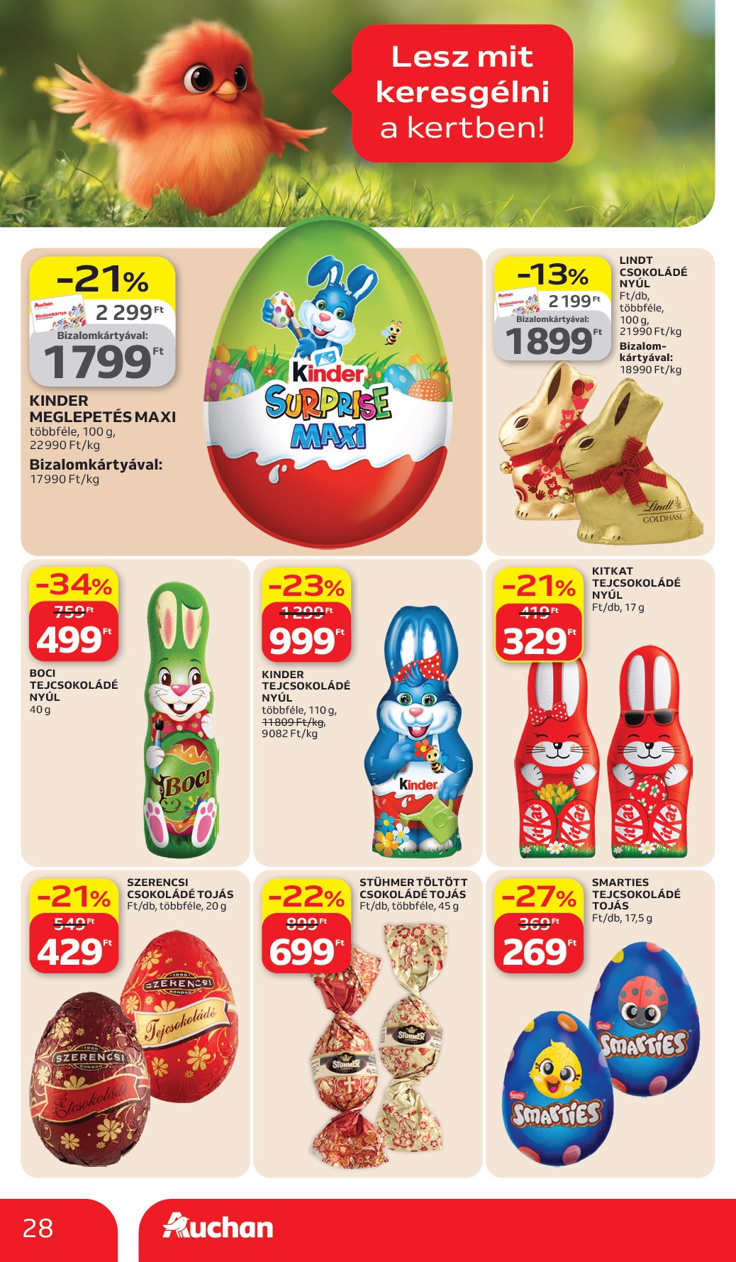 auchan - Auchan Hipermarket akciós újság, érvényes 2026.03.26. - 2026.04.08. - page: 28