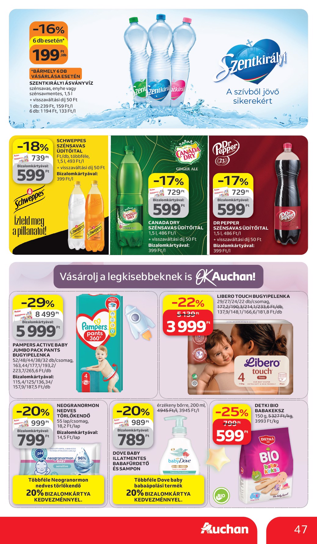 auchan - Auchan Hipermarket akciós újság, érvényes 2026.03.26. - 2026.04.08. - page: 47