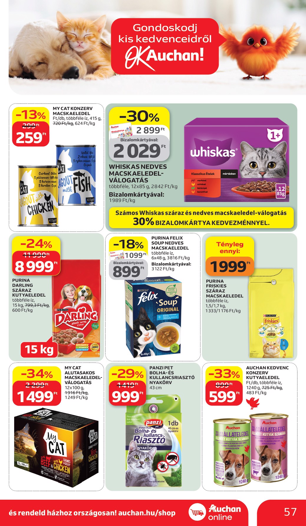 auchan - Auchan Hipermarket akciós újság, érvényes 2026.03.26. - 2026.04.08. - page: 57