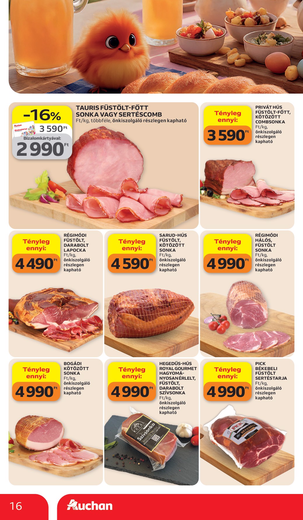 auchan - Auchan Hipermarket akciós újság, érvényes 2026.03.26. - 2026.04.08. - page: 16