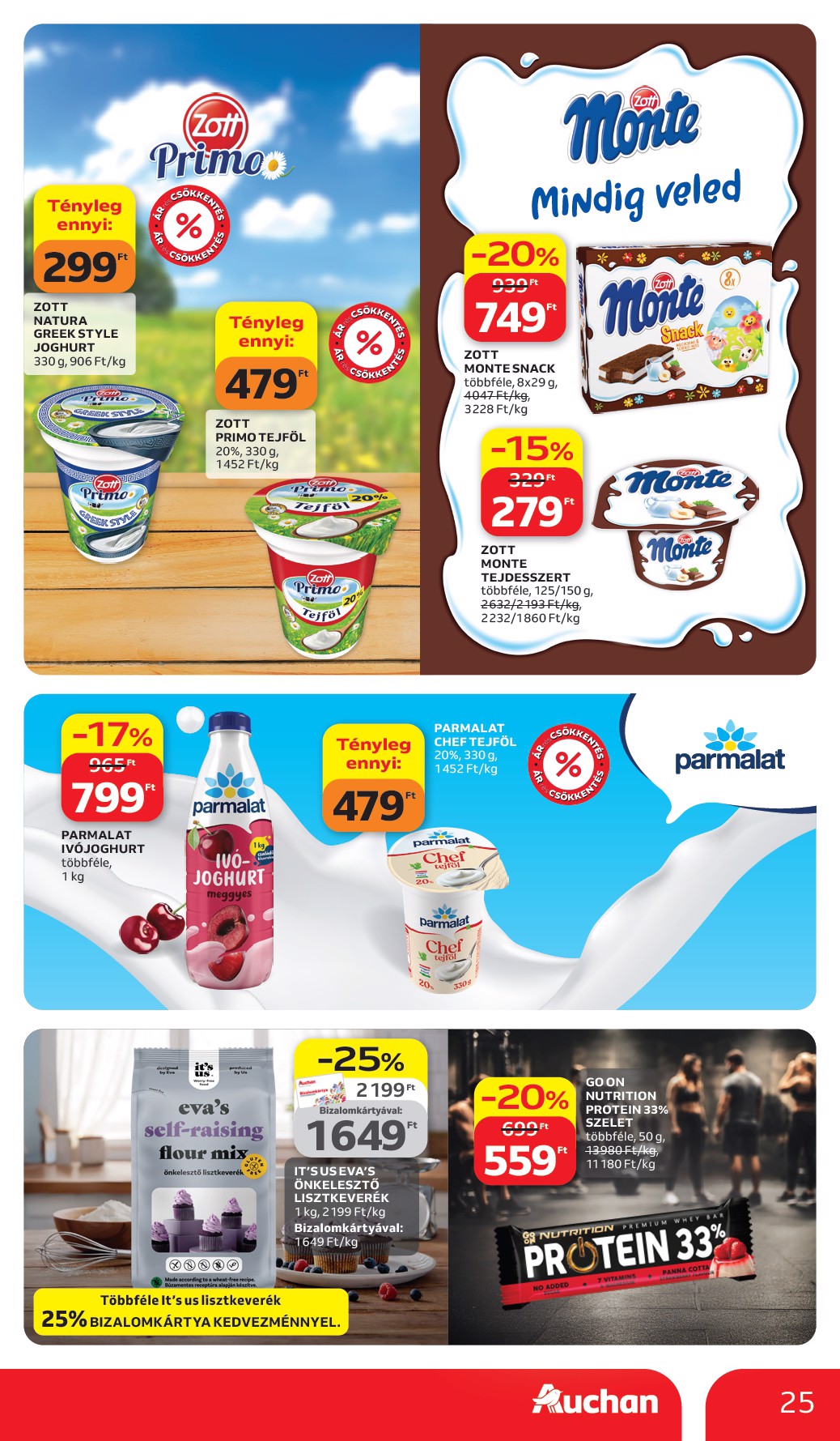 auchan - Auchan Hipermarket akciós újság, érvényes 2026.03.26. - 2026.04.08. - page: 25