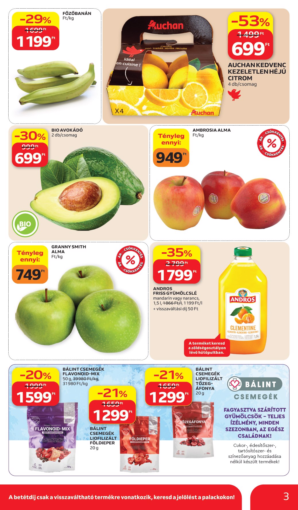 auchan - Auchan Hipermarket akciós újság, érvényes 2026.03.26. - 2026.04.08. - page: 3