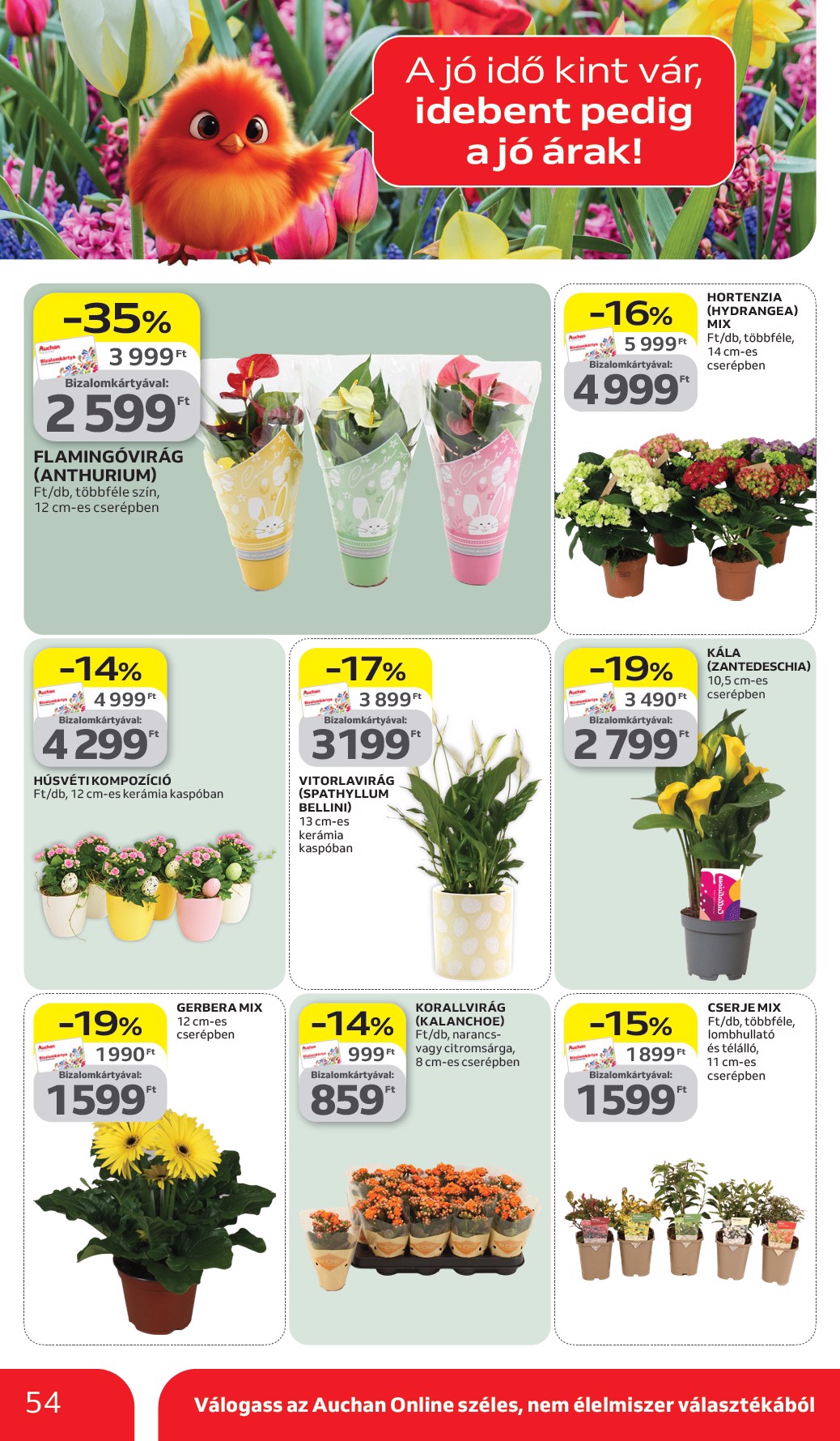 auchan - Auchan Hipermarket akciós újság, érvényes 2026.03.26. - 2026.04.08. - page: 54