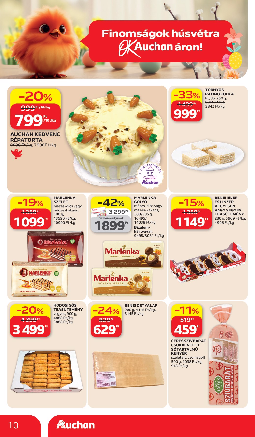 auchan - Auchan Hipermarket akciós újság, érvényes 2026.03.26. - 2026.04.08. - page: 10