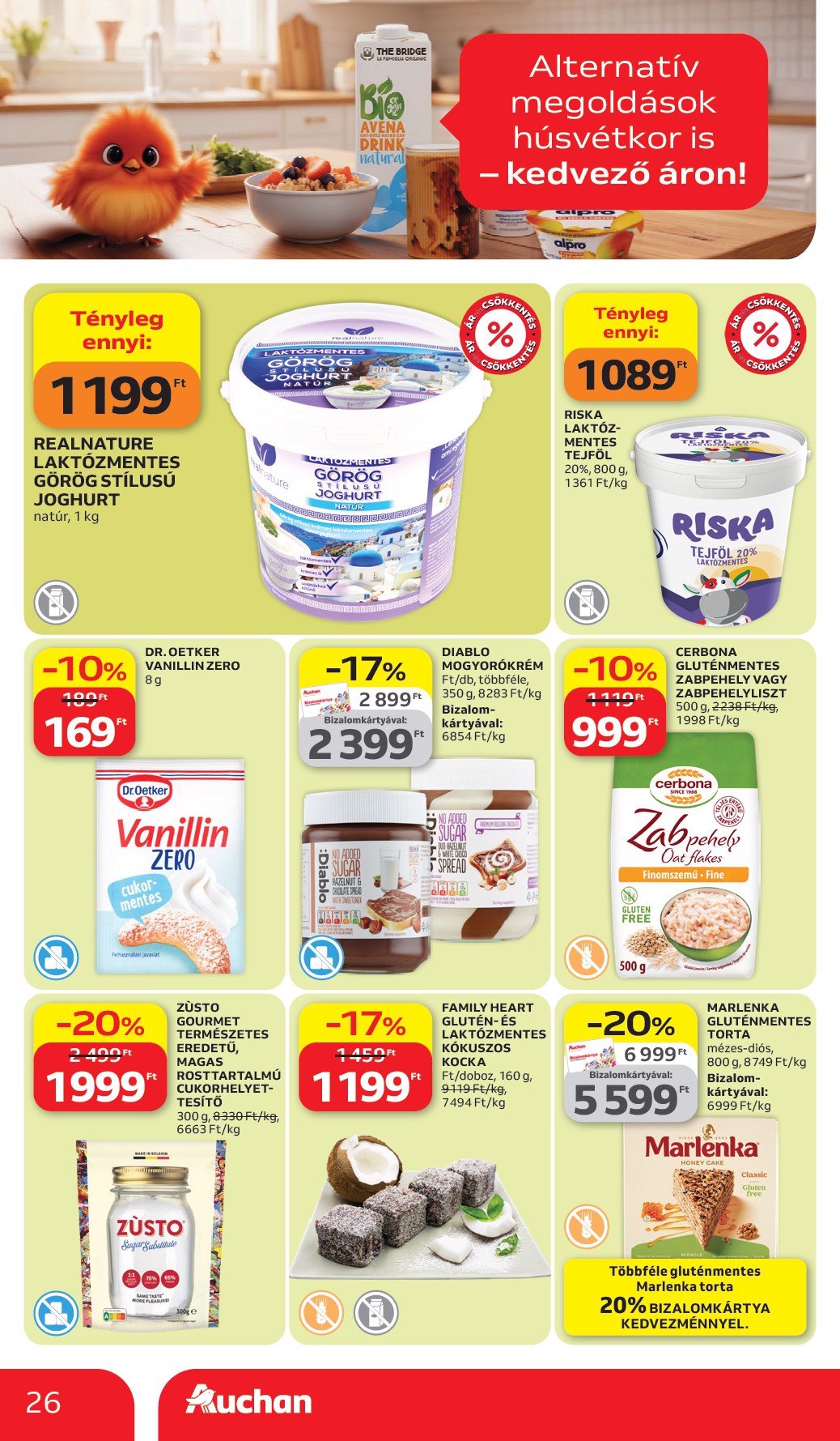 auchan - Auchan Hipermarket akciós újság, érvényes 2026.03.26. - 2026.04.08. - page: 26