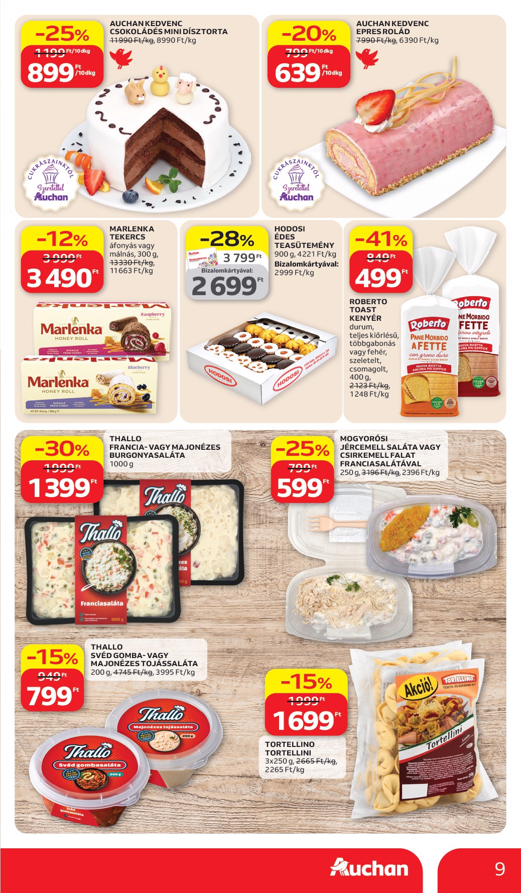 auchan - Auchan Hipermarket akciós újság, érvényes 2026.03.26. - 2026.04.08. - page: 9