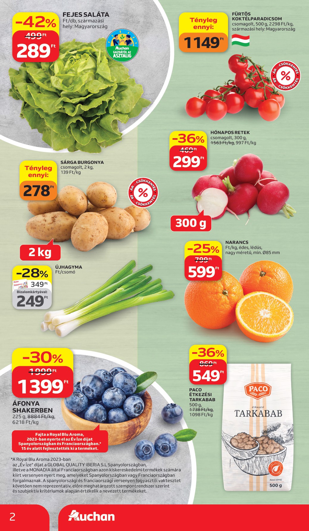 auchan - Auchan Hipermarket akciós újság, érvényes 2026.03.26. - 2026.04.08. - page: 2