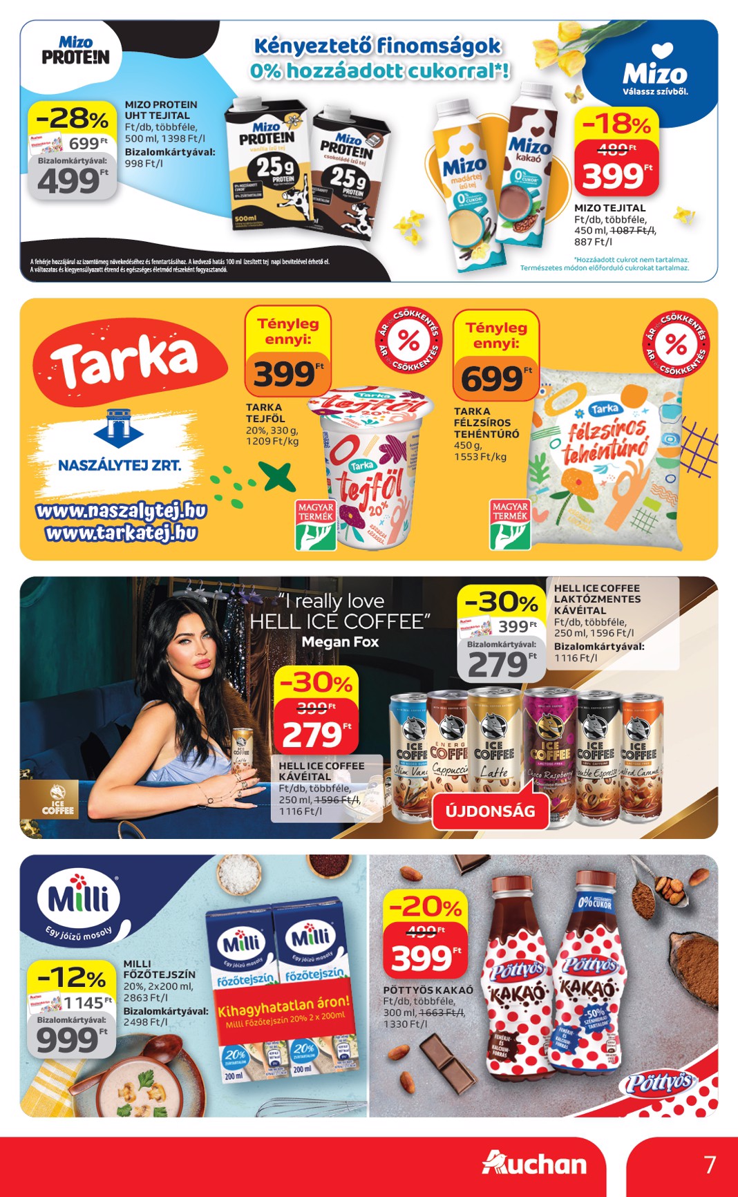 auchan - Aktuális Auchan hipermarket - Kedvenc Márkáink szórólap érvényes csütörtöktől 2026.04.09.-től szerdától 2026.04.22.-ig - page: 7