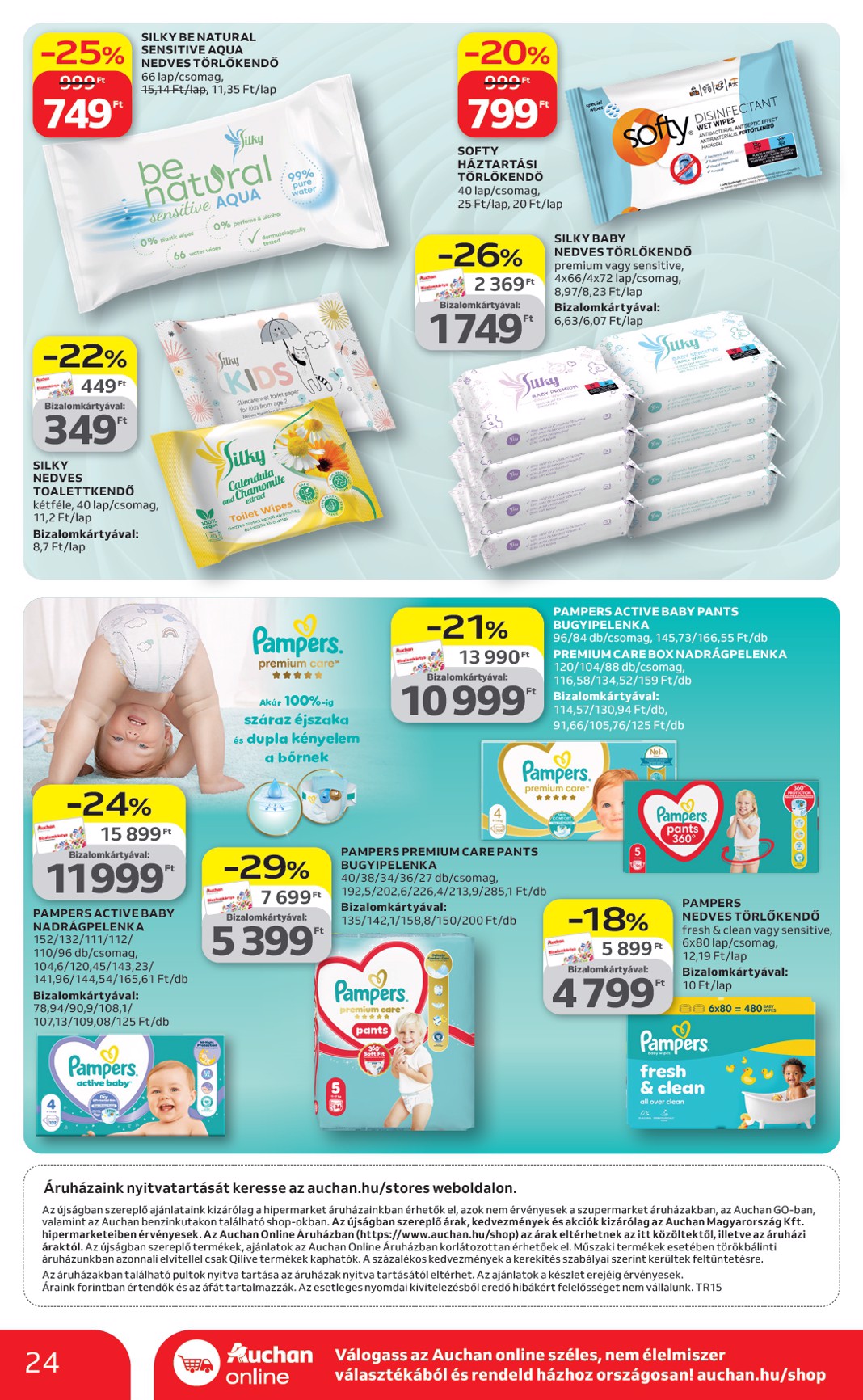 auchan - Aktuális Auchan hipermarket - Kedvenc Márkáink szórólap érvényes csütörtöktől 2026.04.09.-től szerdától 2026.04.22.-ig - page: 24