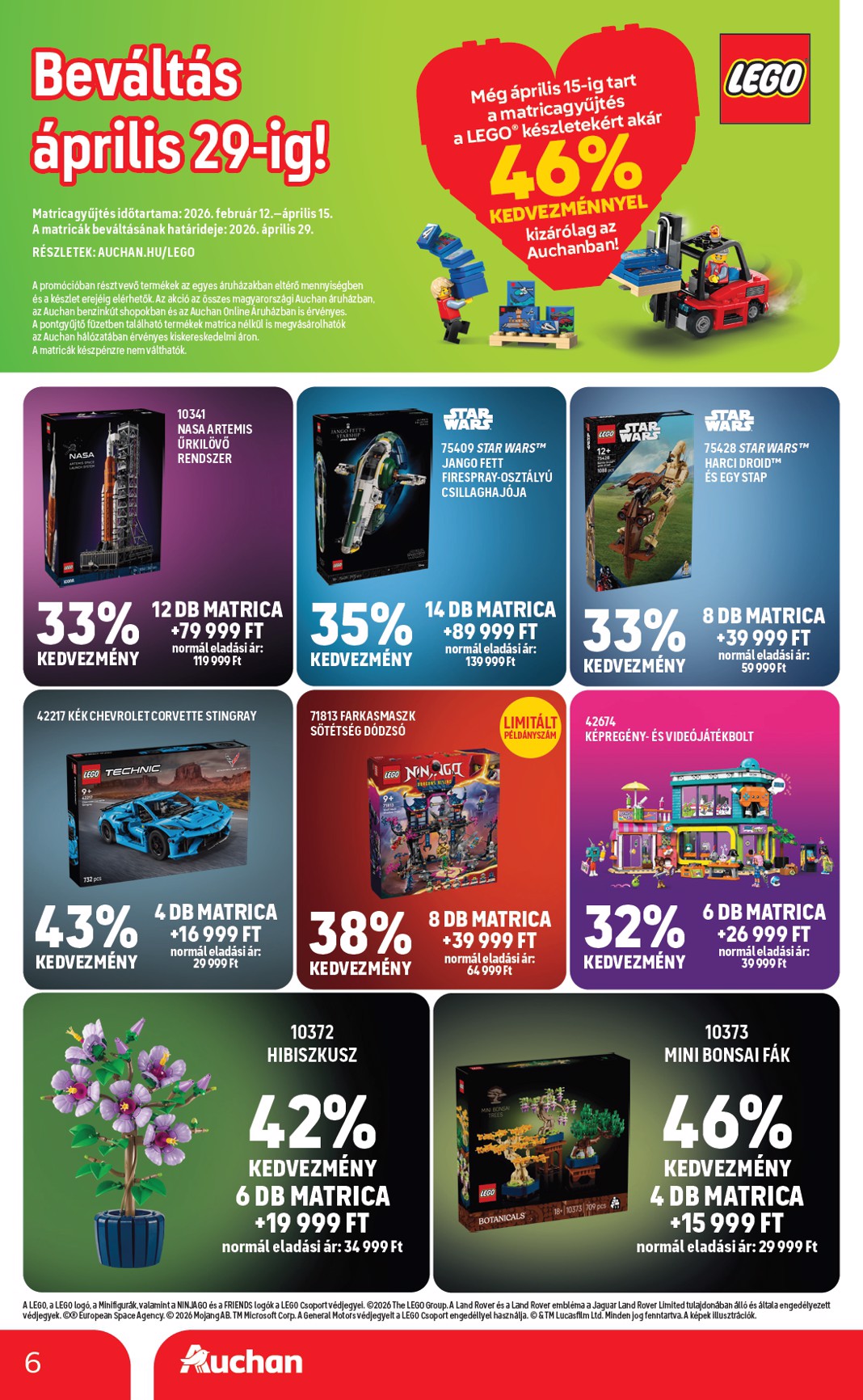 auchan - Aktuális Auchan szupermarket szórólap érvényes csütörtöktől 2026.04.09.-től szerdától 2026.04.15.-ig - page: 6
