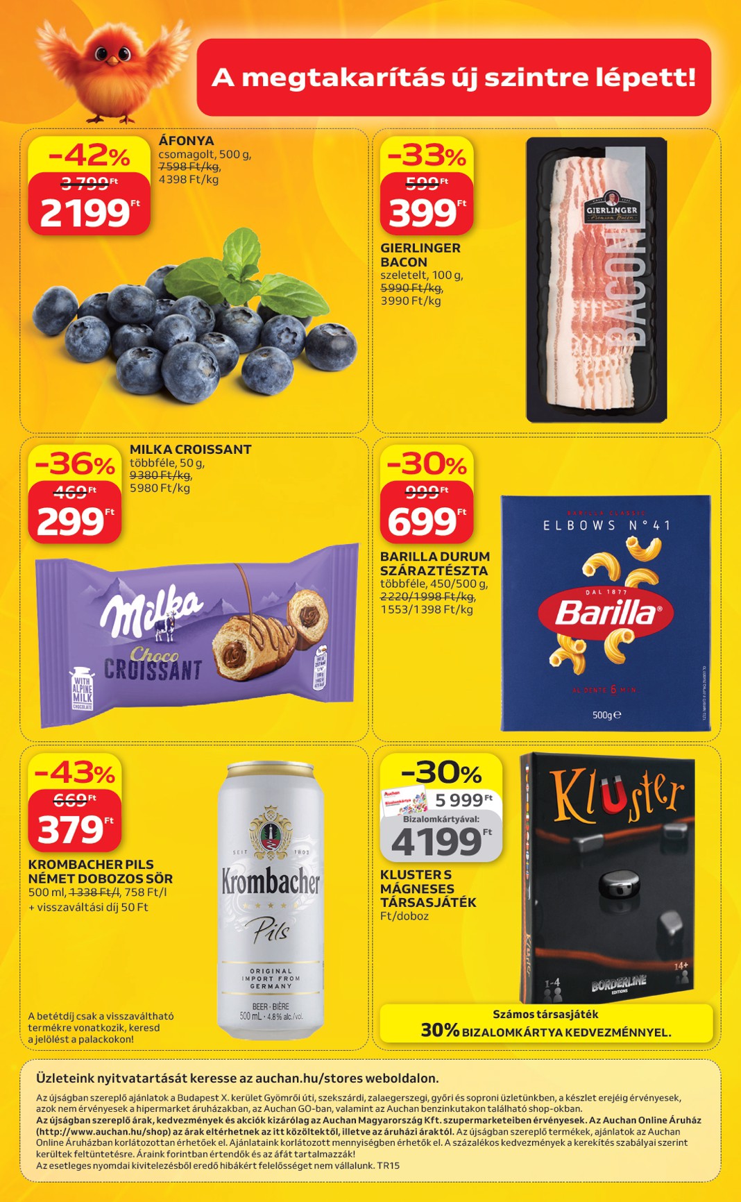 auchan - Aktuális Auchan szupermarket szórólap érvényes csütörtöktől 2026.04.09.-től szerdától 2026.04.15.-ig - page: 16