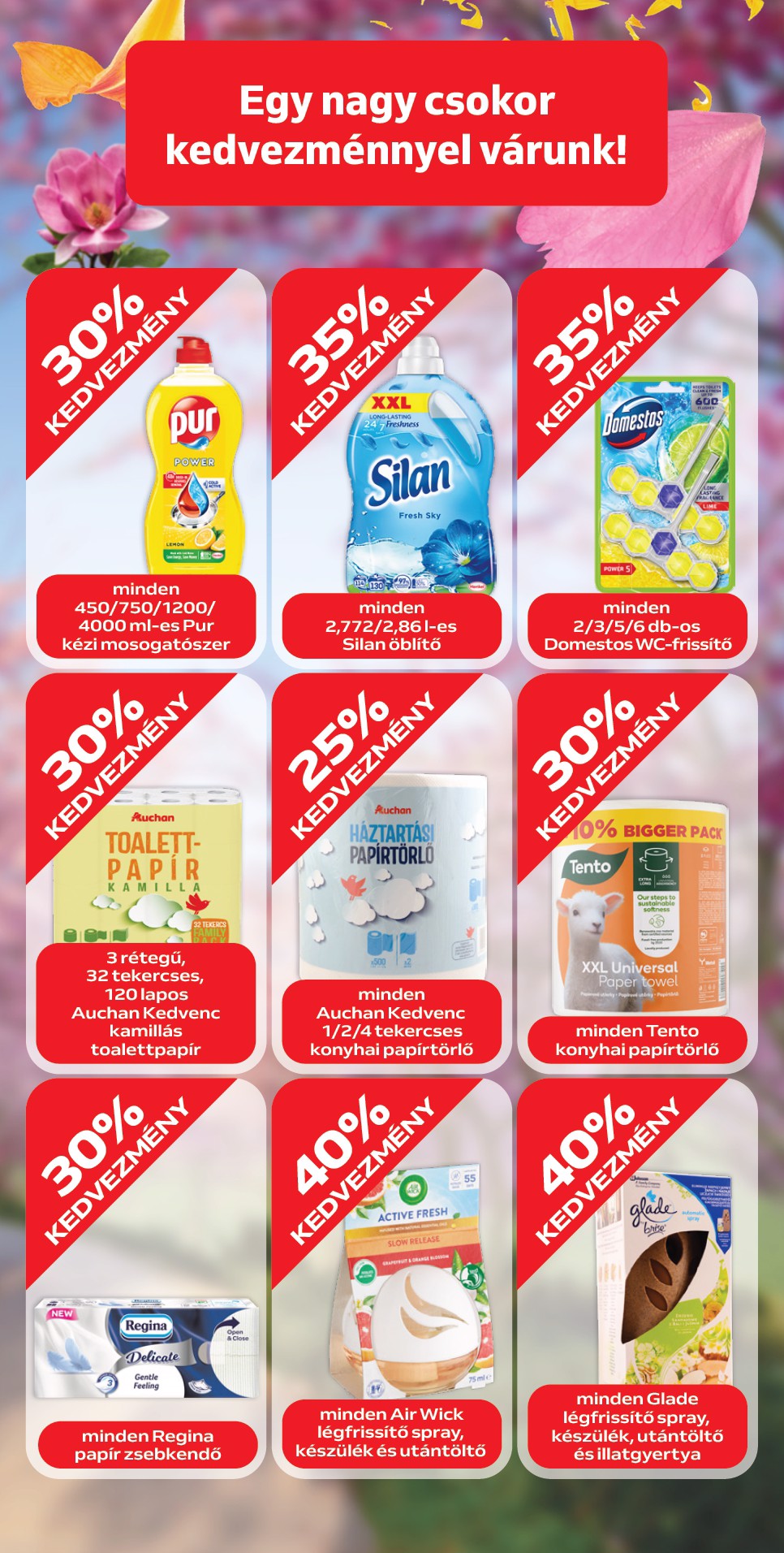 auchan - Aktuális Auchan hipermarket - Kuponfüzet szórólap érvényes csütörtöktől 2026.04.09.-től vasárnaptól 2026.04.19.-ig - page: 3