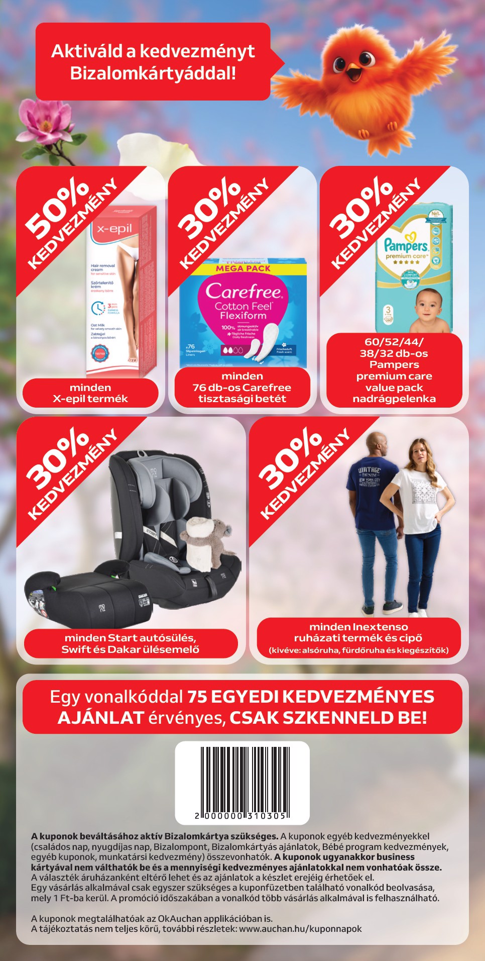 auchan - Aktuális Auchan hipermarket - Kuponfüzet szórólap érvényes csütörtöktől 2026.04.09.-től vasárnaptól 2026.04.19.-ig - page: 6