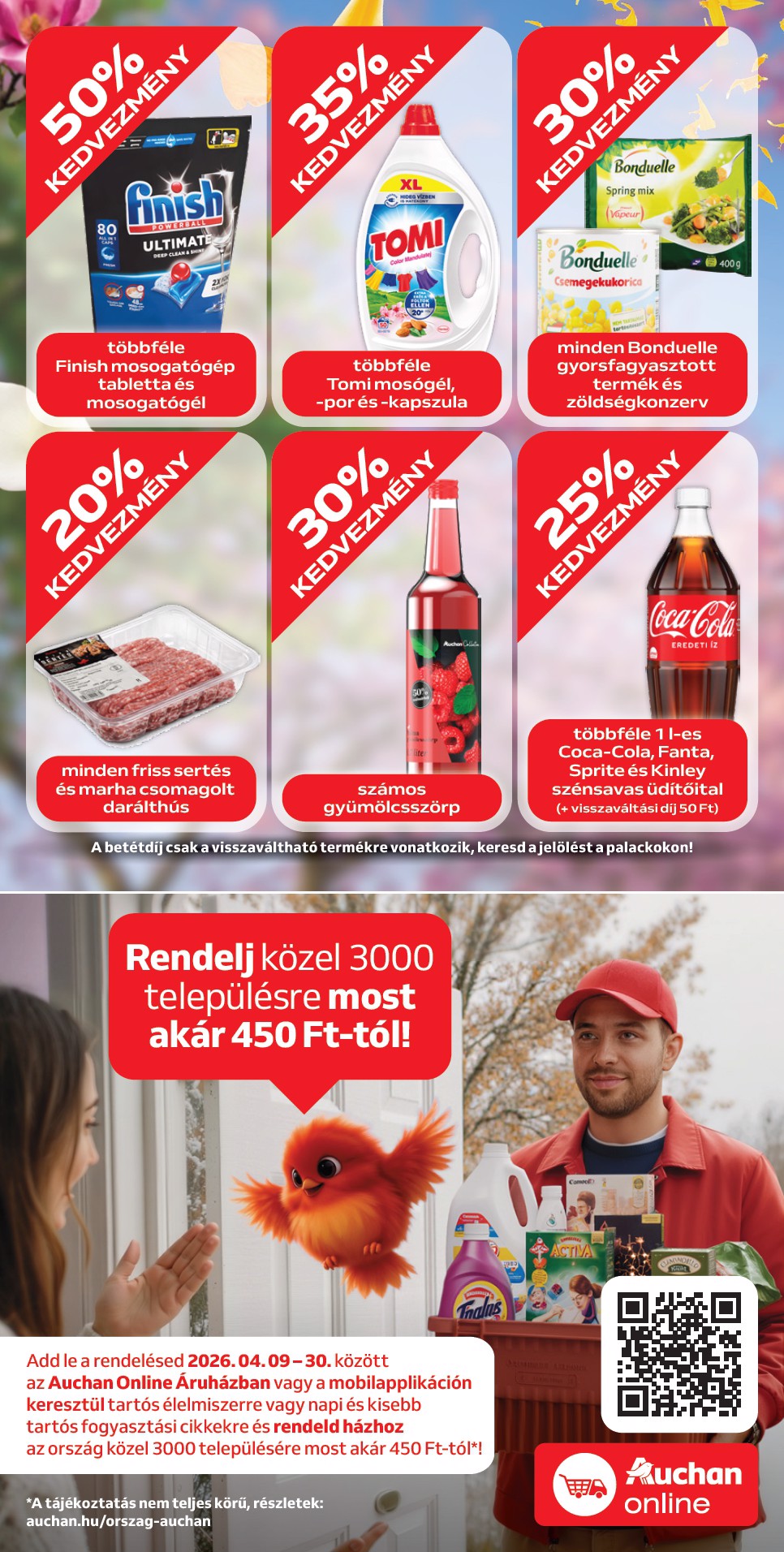 auchan - Aktuális Auchan hipermarket - Kuponfüzet szórólap érvényes csütörtöktől 2026.04.09.-től vasárnaptól 2026.04.19.-ig - page: 12