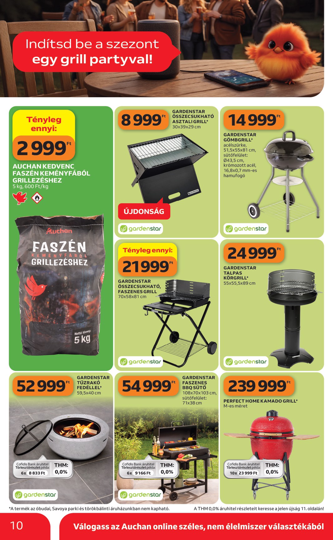 auchan - Aktuális Auchan - Kertészet és Szabadidő szórólap érvényes csütörtöktől 2026.04.16.-től csütörtöktől 2026.05.14.-ig - page: 10