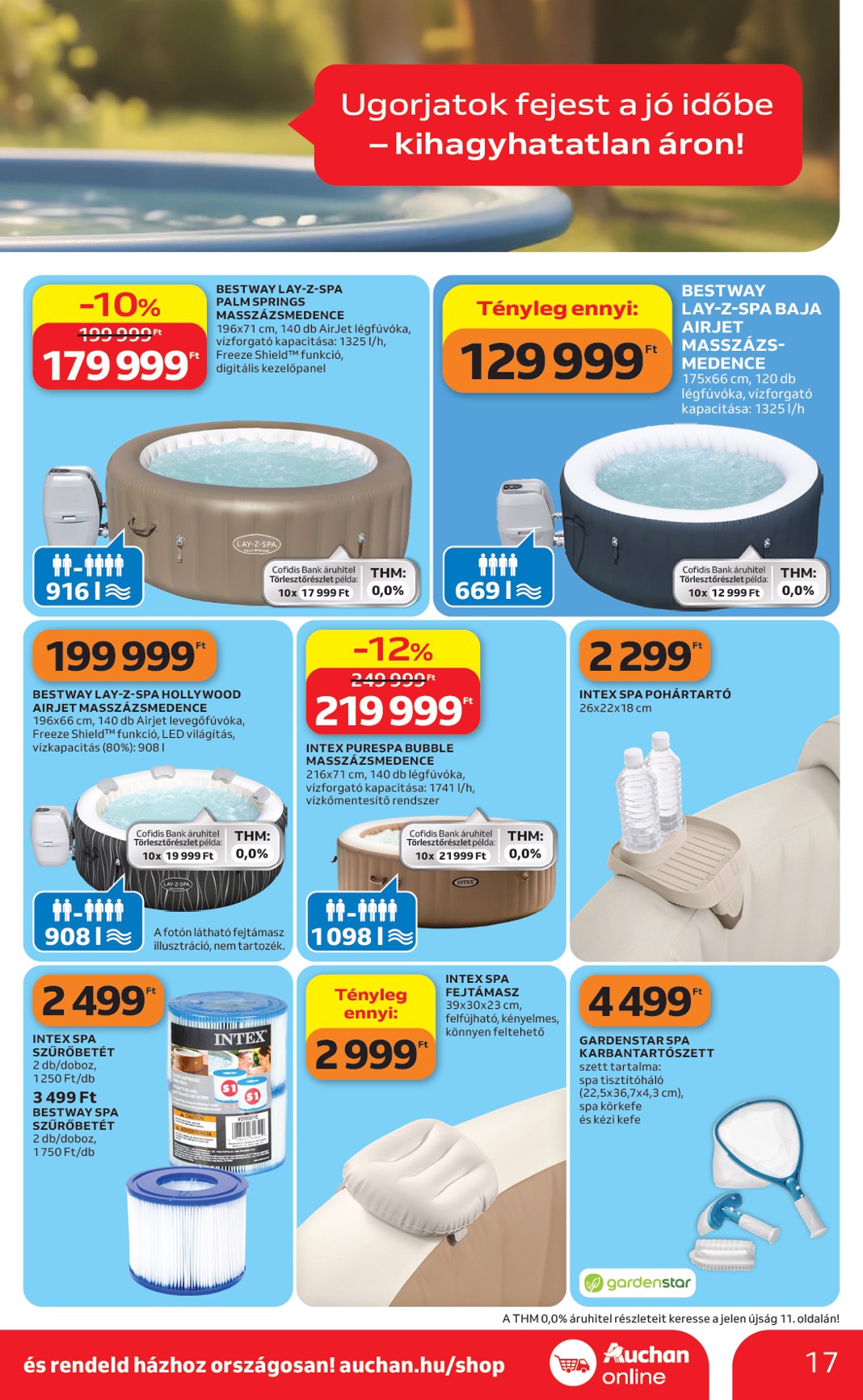 auchan - Aktuális Auchan - Kertészet és Szabadidő szórólap érvényes csütörtöktől 2026.04.16.-től csütörtöktől 2026.05.14.-ig - page: 17