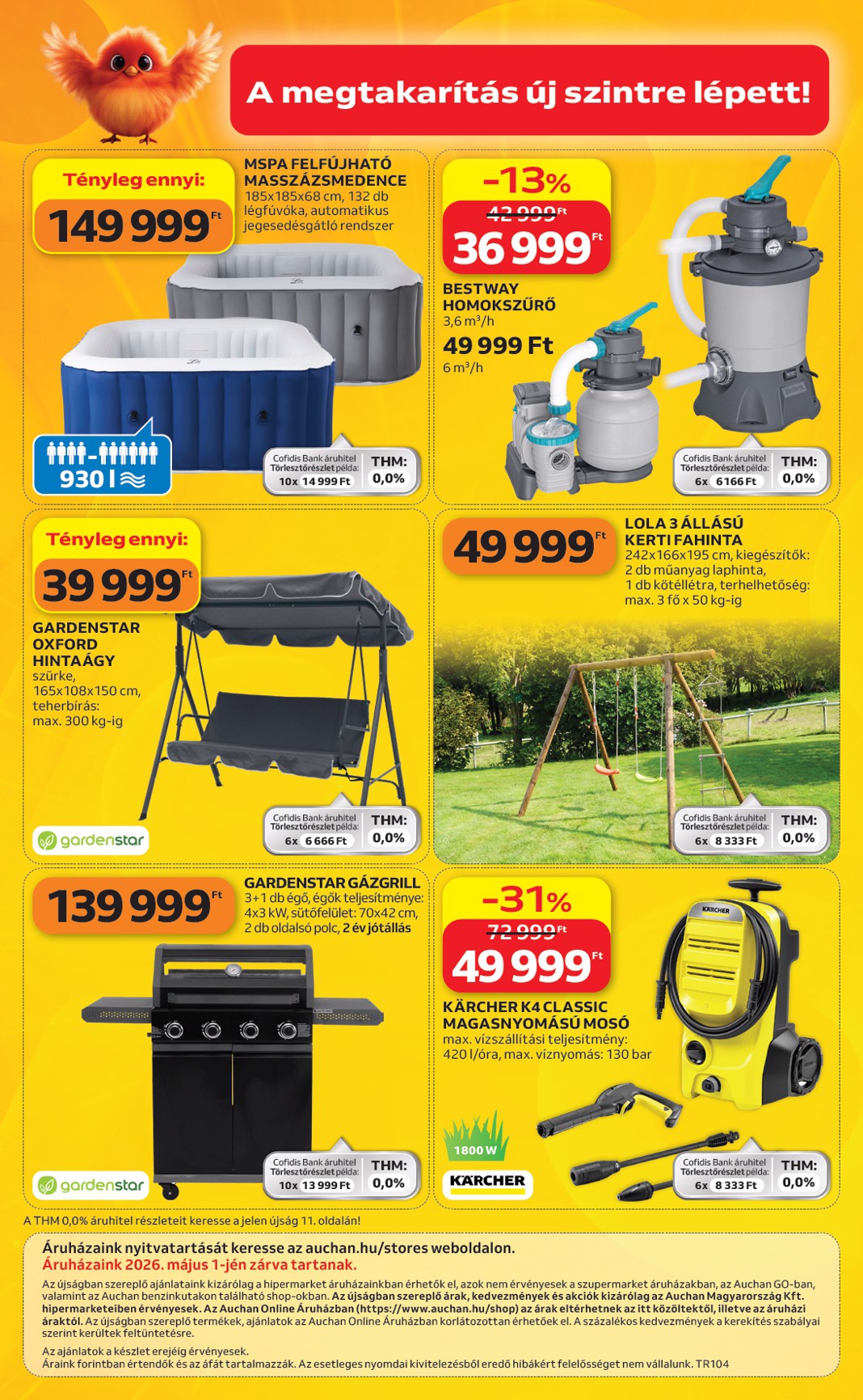 auchan - Aktuális Auchan - Kertészet és Szabadidő szórólap érvényes csütörtöktől 2026.04.16.-től csütörtöktől 2026.05.14.-ig - page: 28
