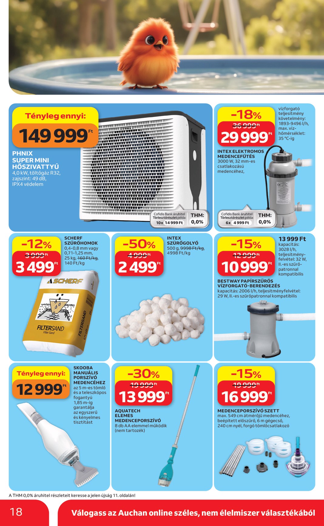 auchan - Aktuális Auchan - Kertészet és Szabadidő szórólap érvényes csütörtöktől 2026.04.16.-től csütörtöktől 2026.05.14.-ig - page: 18