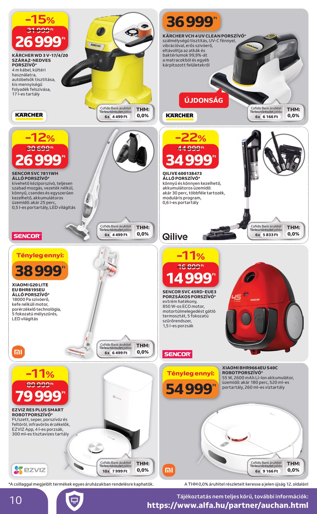 auchan - Aktuális Auchan - Elektronikai ajánlataink szórólap érvényes csütörtöktől 2026.04.16.-től szerdától 2026.04.29.-ig - page: 10