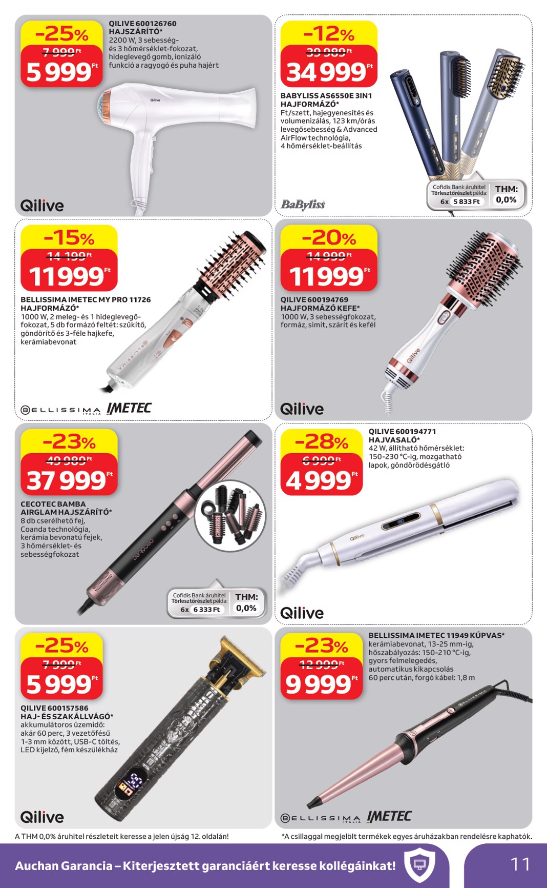 auchan - Aktuális Auchan - Elektronikai ajánlataink szórólap érvényes csütörtöktől 2026.04.16.-től szerdától 2026.04.29.-ig - page: 11