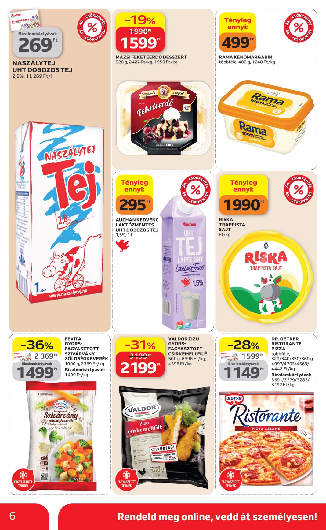 auchan - Aktuális Auchan szupermarket szórólap érvényes csütörtöktől 2026.04.16.-től szerdától 2026.04.22.-ig - page: 6