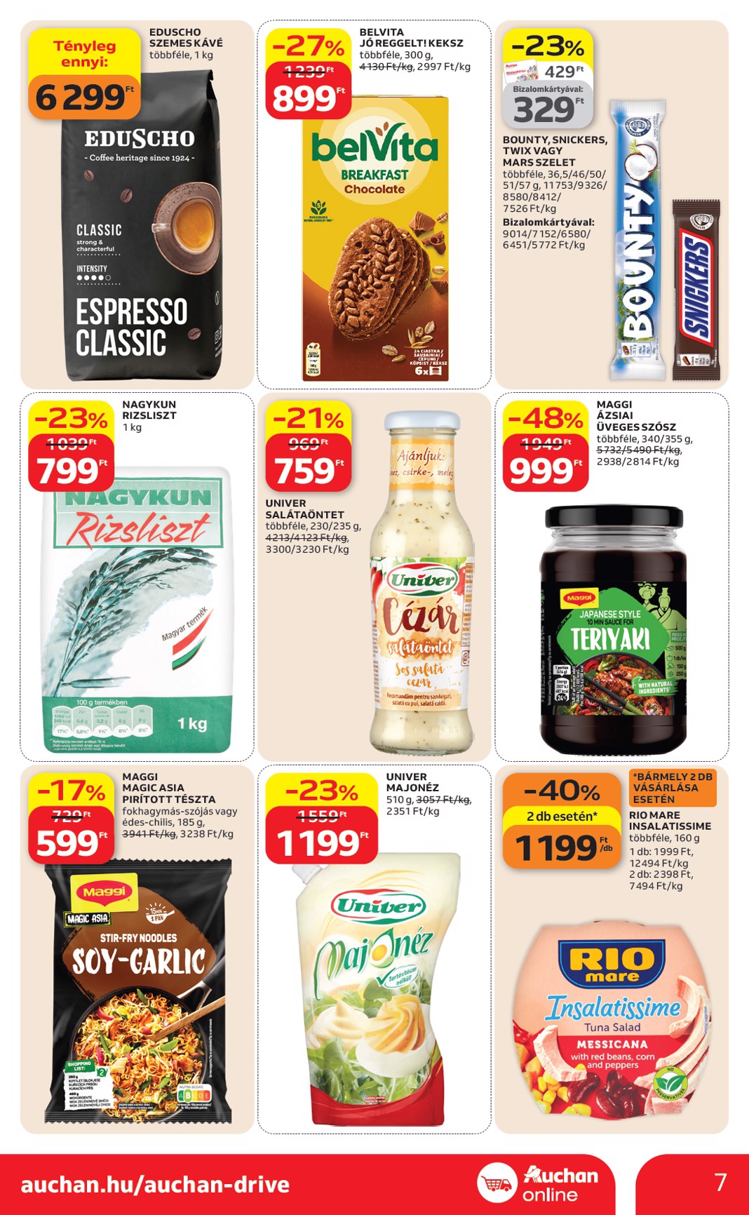 auchan - Aktuális Auchan szupermarket szórólap érvényes csütörtöktől 2026.04.16.-től szerdától 2026.04.22.-ig - page: 7