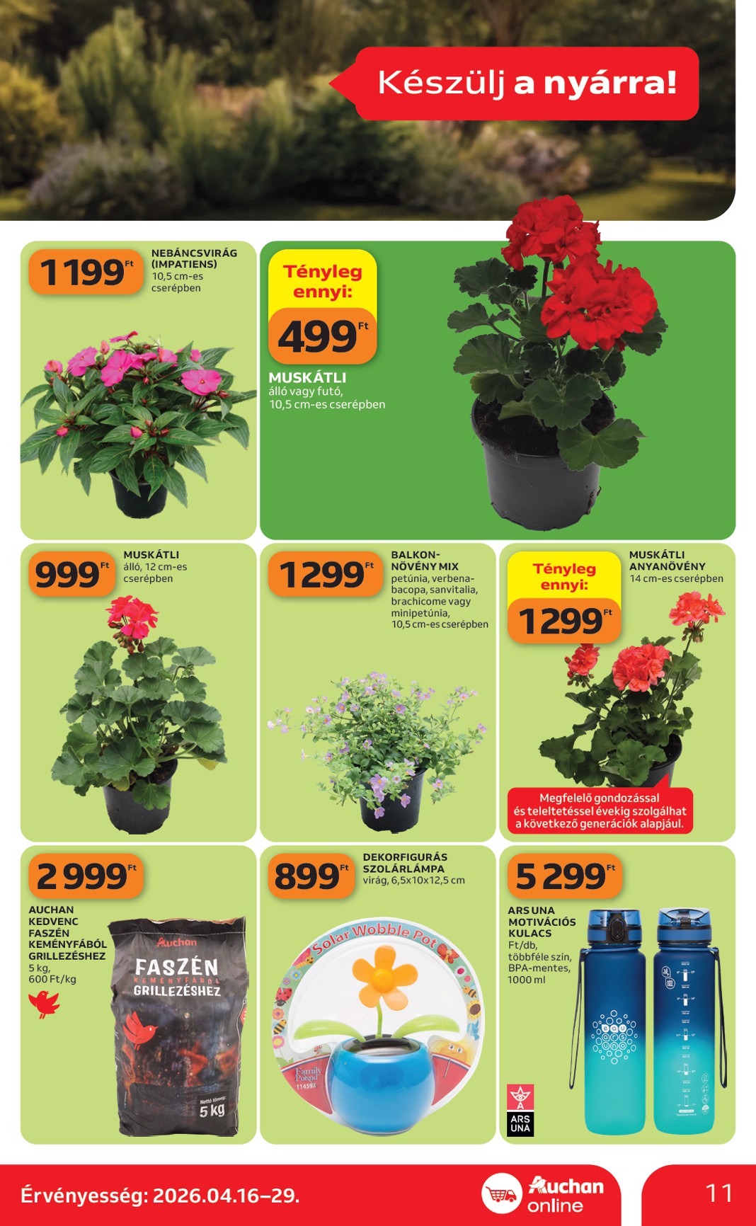 auchan - Aktuális Auchan szupermarket szórólap érvényes csütörtöktől 2026.04.16.-től szerdától 2026.04.22.-ig - page: 11