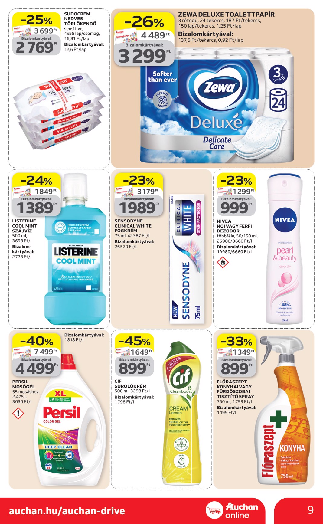 auchan - Aktuális Auchan szupermarket szórólap érvényes csütörtöktől 2026.04.16.-től szerdától 2026.04.22.-ig - page: 9