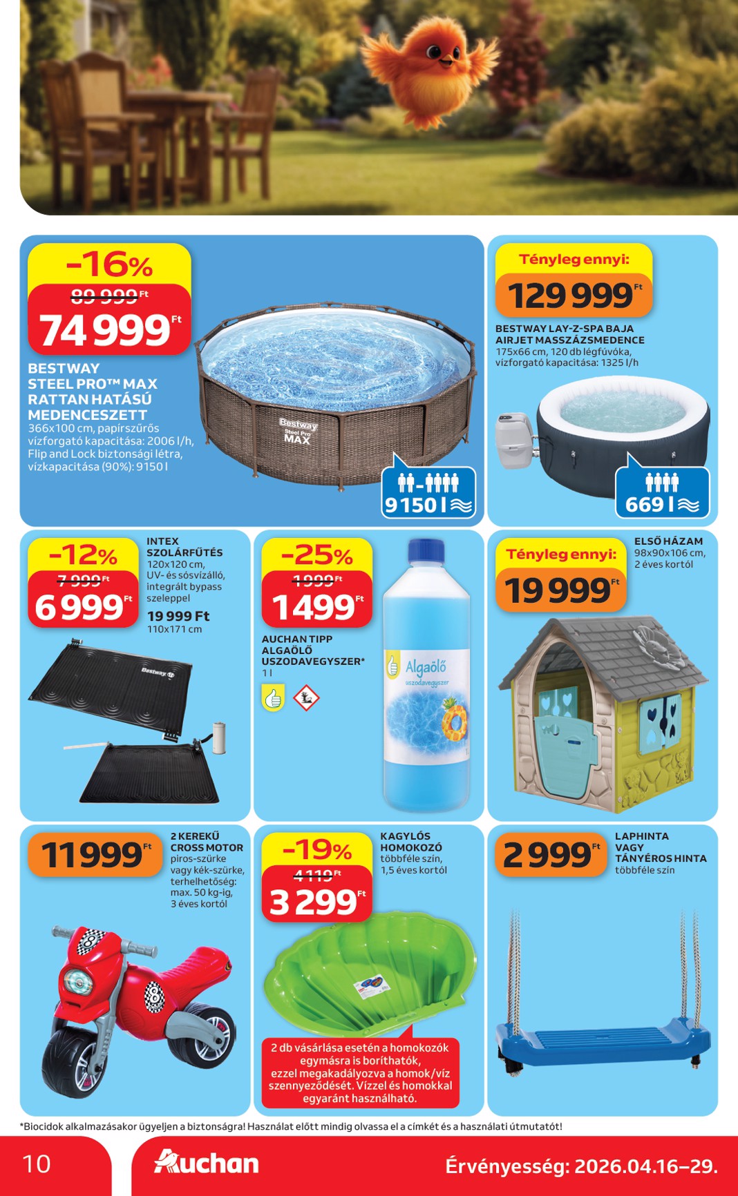 auchan - Aktuális Auchan szupermarket szórólap érvényes csütörtöktől 2026.04.16.-től szerdától 2026.04.22.-ig - page: 10
