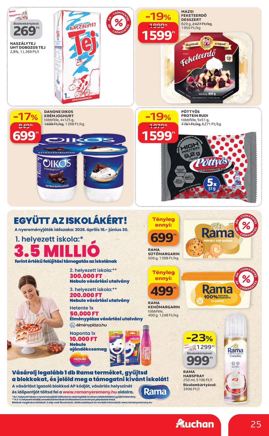 auchan - Aktuális Auchan hipermarket szórólap érvényes csütörtöktől 2026.04.16.-től szerdától 2026.04.22.-ig - page: 25