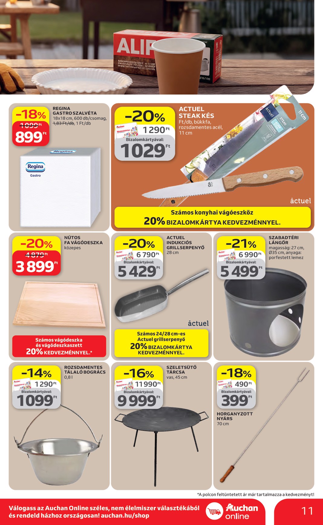 auchan - Aktuális Auchan hipermarket szórólap érvényes csütörtöktől 2026.04.16.-től szerdától 2026.04.22.-ig - page: 11