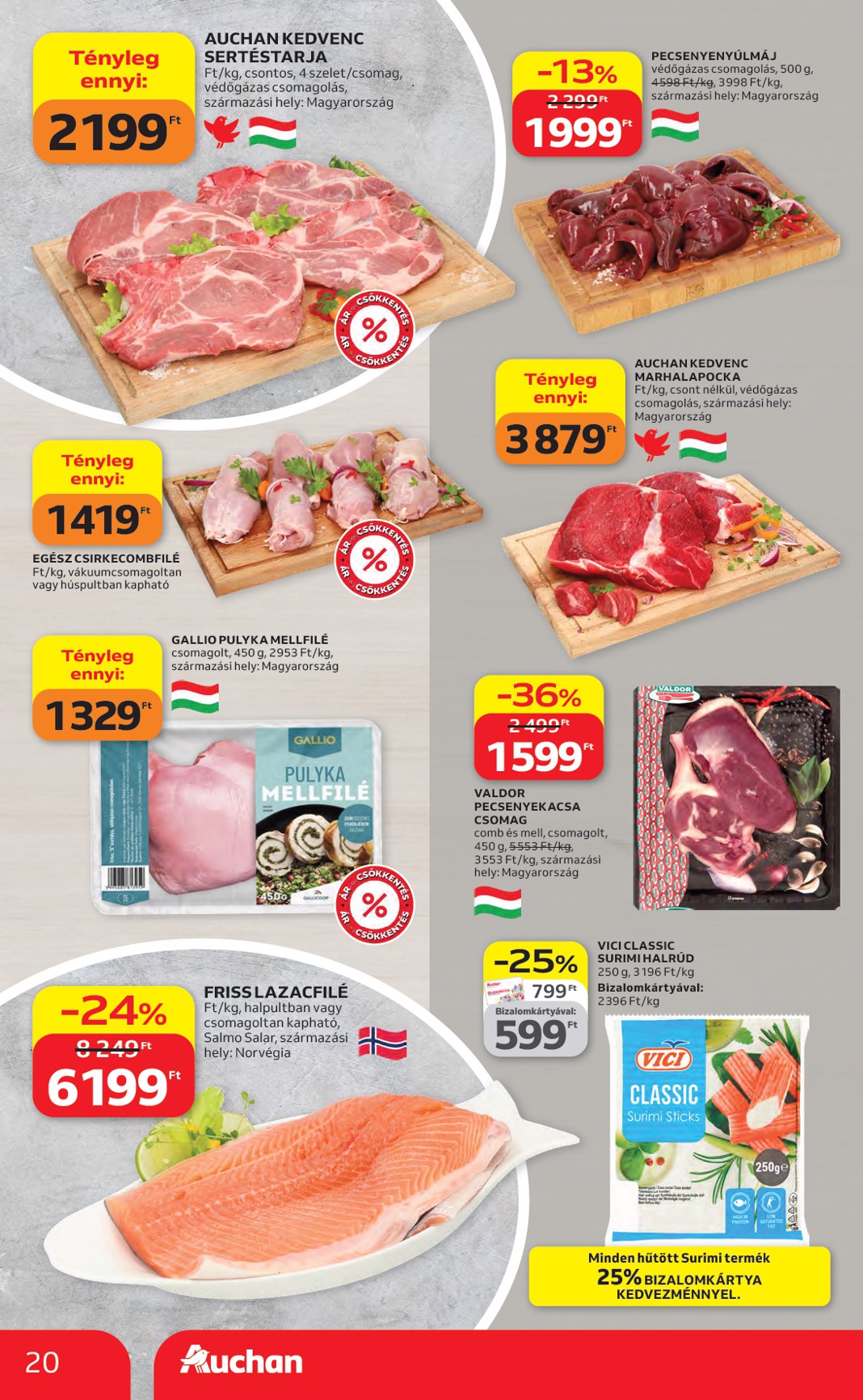 auchan - Aktuális Auchan hipermarket szórólap érvényes csütörtöktől 2026.04.16.-től szerdától 2026.04.22.-ig - page: 20