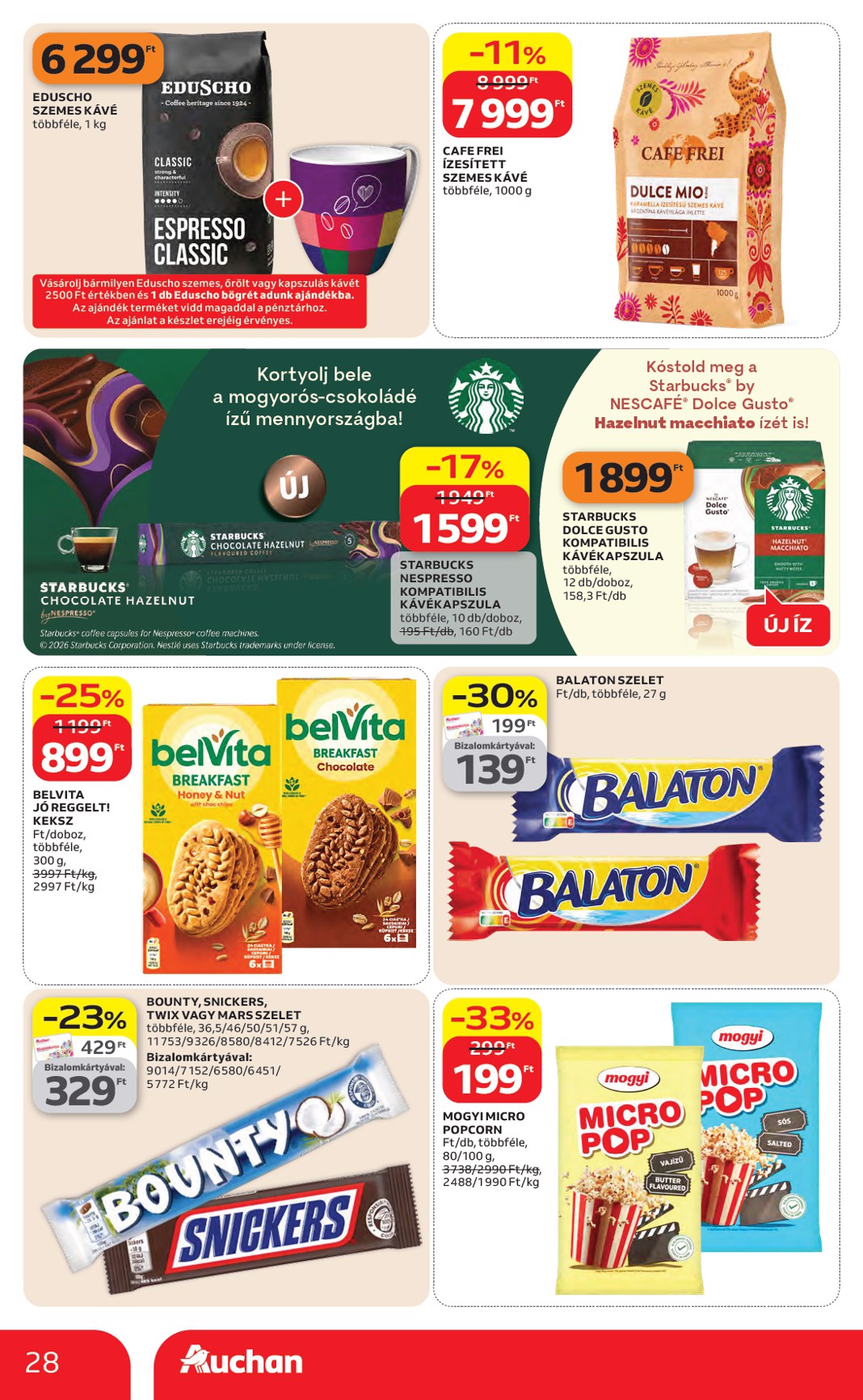auchan - Aktuális Auchan hipermarket szórólap érvényes csütörtöktől 2026.04.16.-től szerdától 2026.04.22.-ig - page: 28