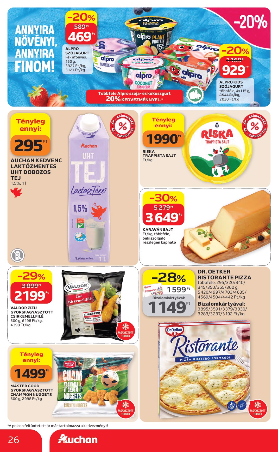 auchan - Aktuális Auchan hipermarket szórólap érvényes csütörtöktől 2026.04.16.-től szerdától 2026.04.22.-ig - page: 26