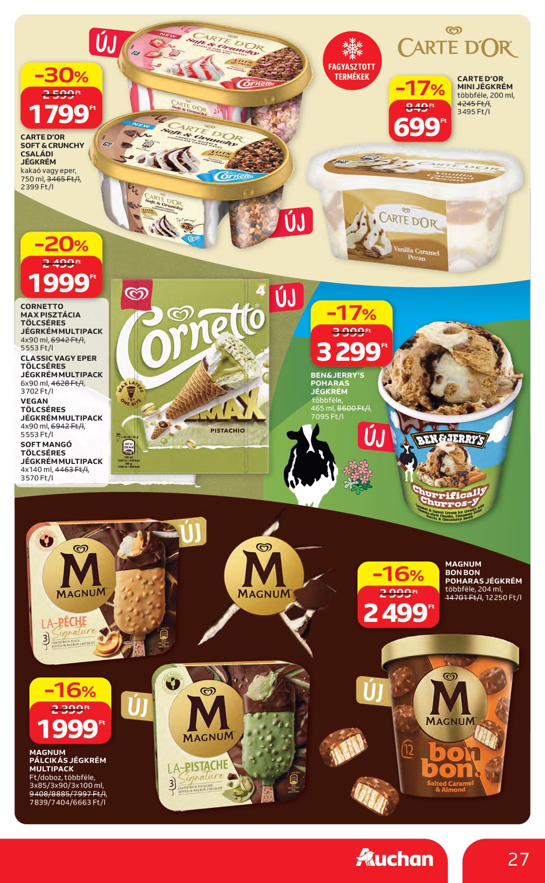 auchan - Aktuális Auchan hipermarket szórólap érvényes csütörtöktől 2026.04.16.-től szerdától 2026.04.22.-ig - page: 27