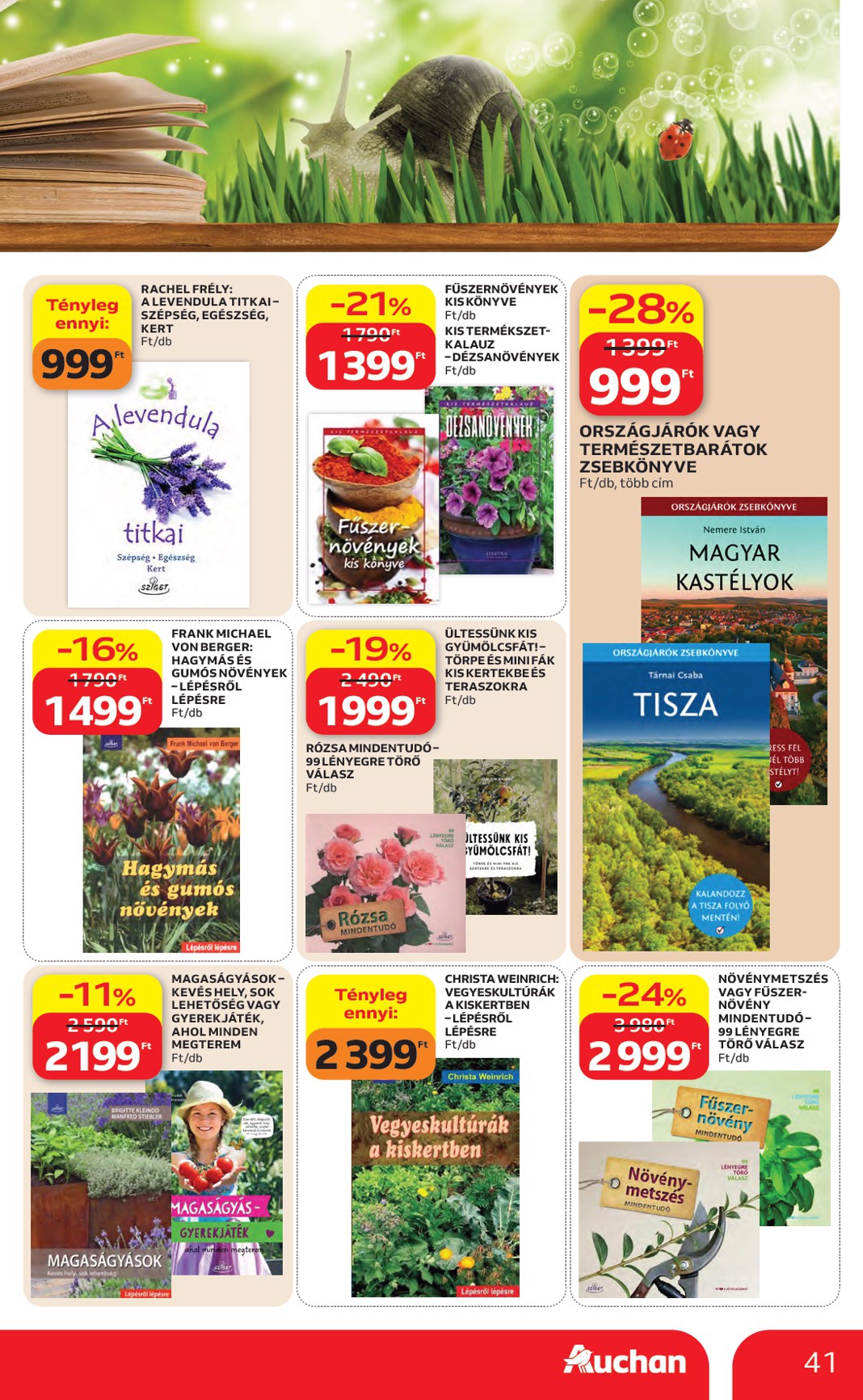 auchan - Aktuális Auchan hipermarket szórólap érvényes csütörtöktől 2026.04.16.-től szerdától 2026.04.22.-ig - page: 41