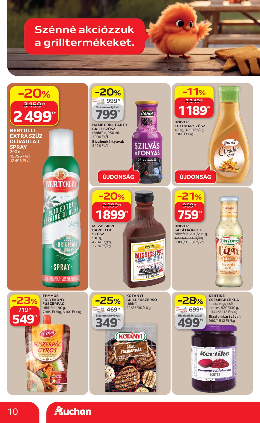 auchan - Aktuális Auchan hipermarket szórólap érvényes csütörtöktől 2026.04.16.-től szerdától 2026.04.22.-ig - page: 10