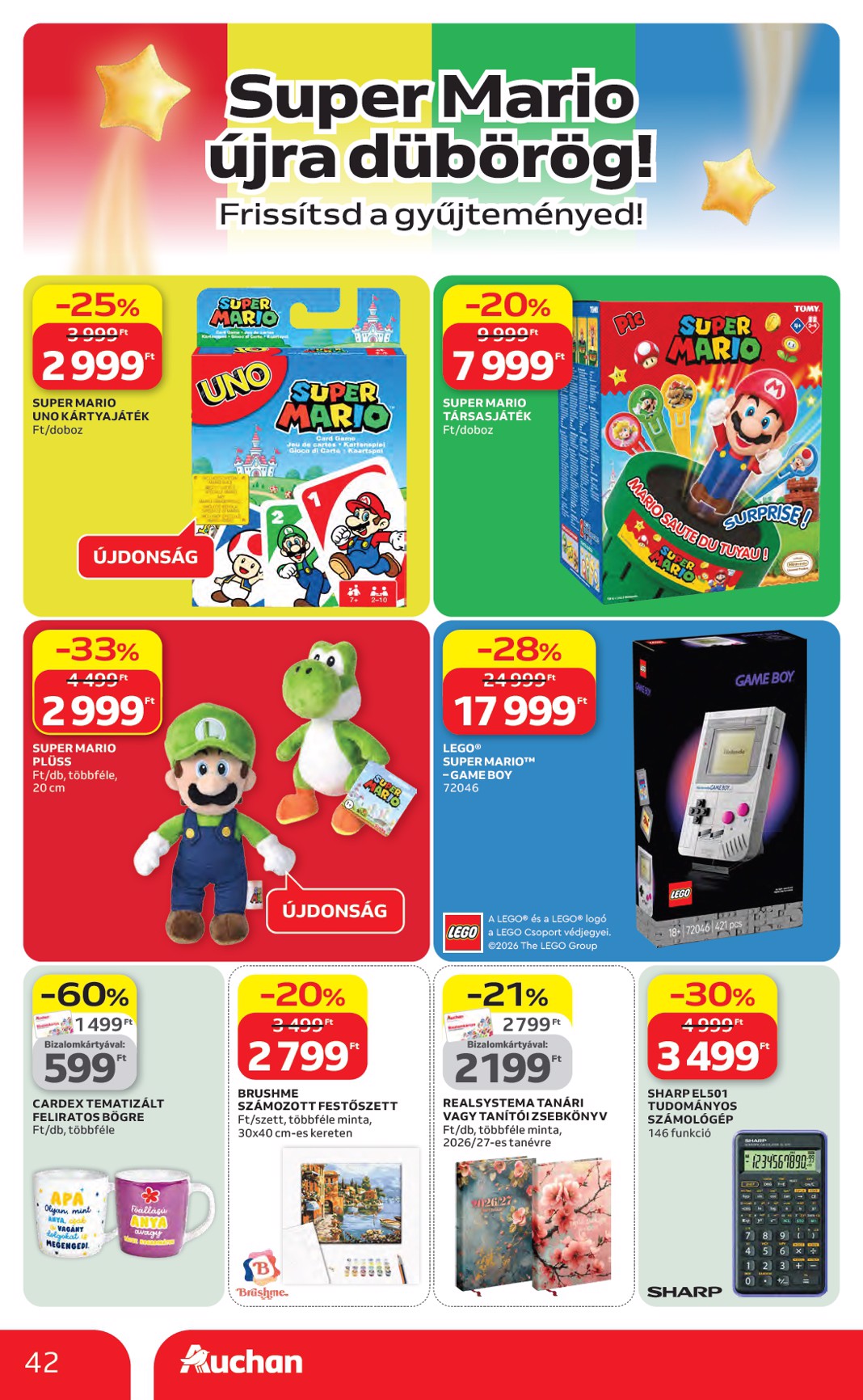 auchan - Aktuális Auchan hipermarket szórólap érvényes csütörtöktől 2026.04.16.-től szerdától 2026.04.22.-ig - page: 42