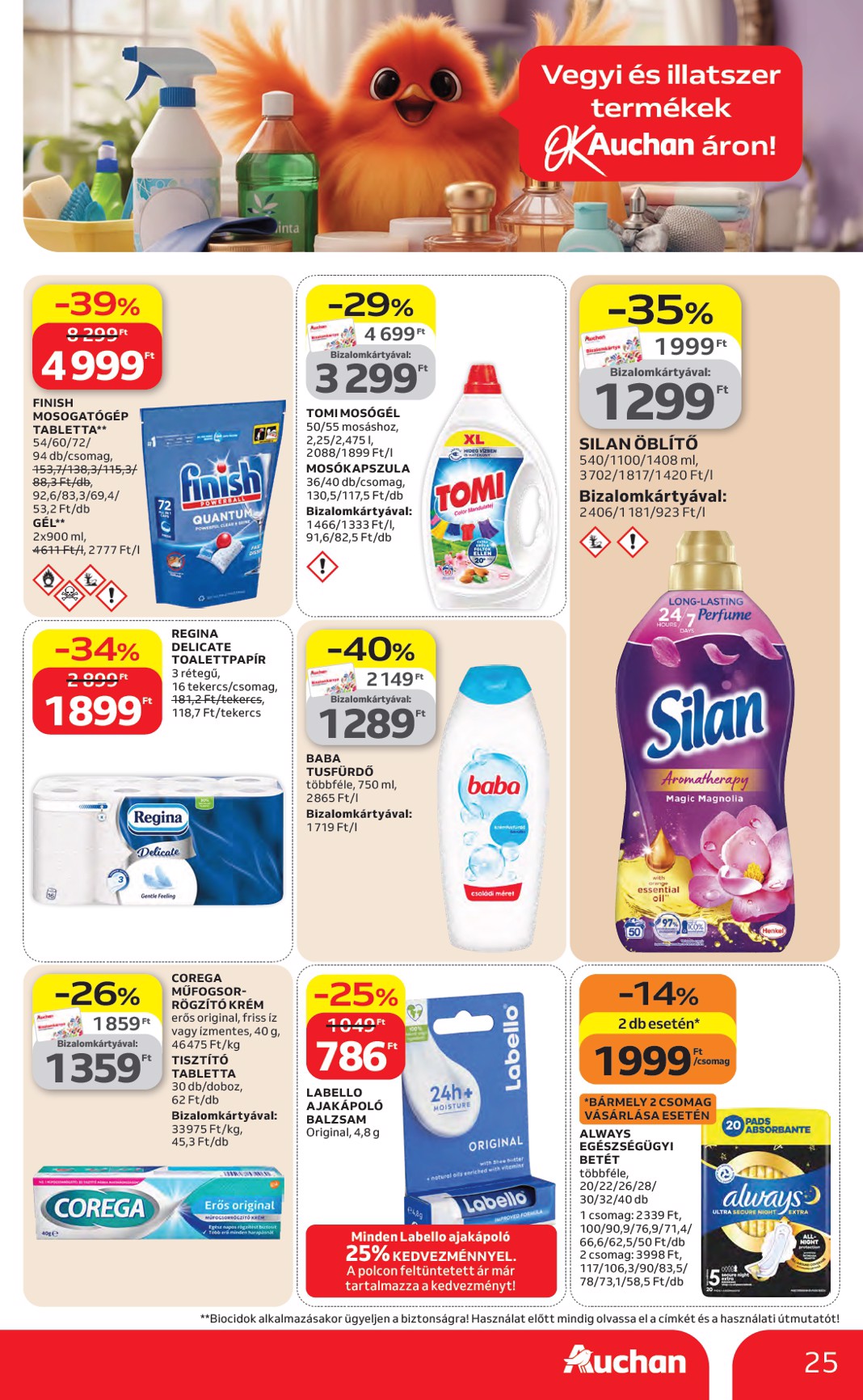 auchan - A jövőbeli Auchan Hipermarket akciós újság csütörtöktől 2026.04.23.-tól szerdától 2026.04.29.-ig érvényes. - page: 25