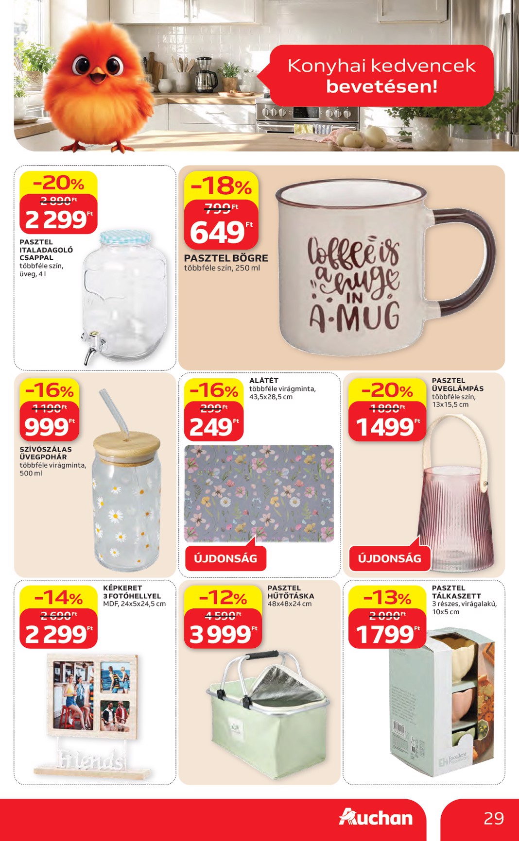 auchan - A jövőbeli Auchan Hipermarket akciós újság csütörtöktől 2026.04.23.-tól szerdától 2026.04.29.-ig érvényes. - page: 29