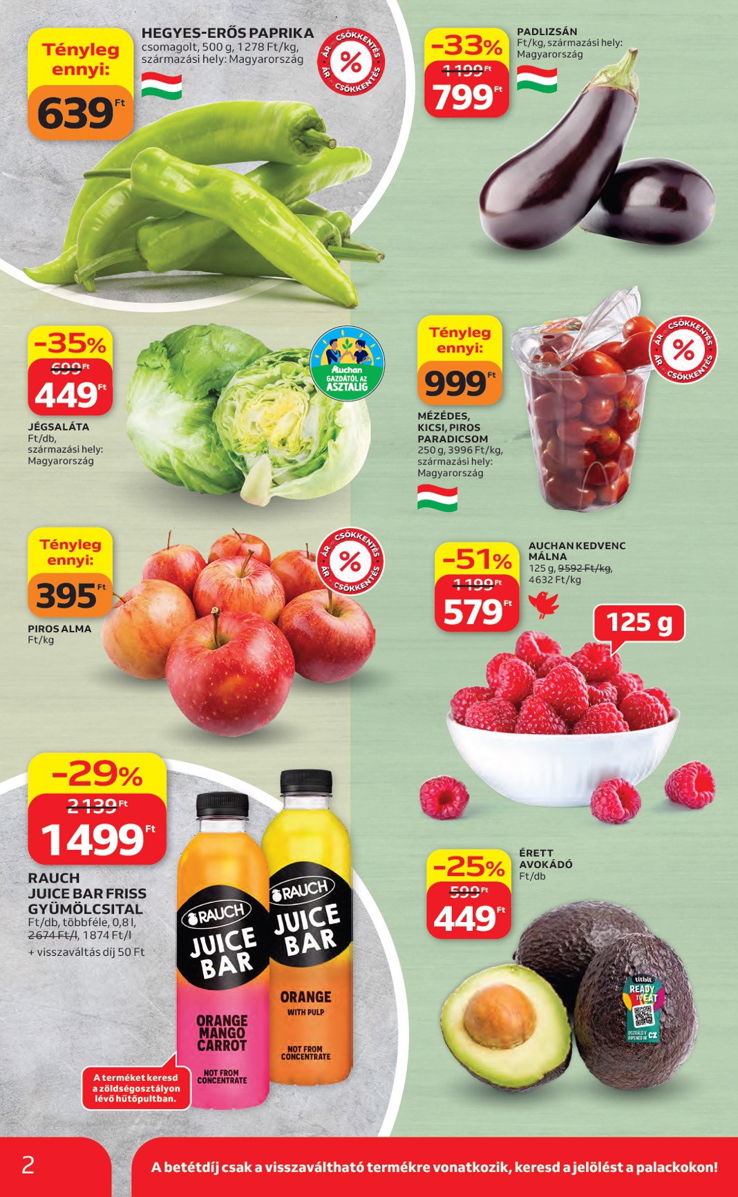 auchan - A jövőbeli Auchan Hipermarket akciós újság csütörtöktől 2026.04.23.-tól szerdától 2026.04.29.-ig érvényes. - page: 2