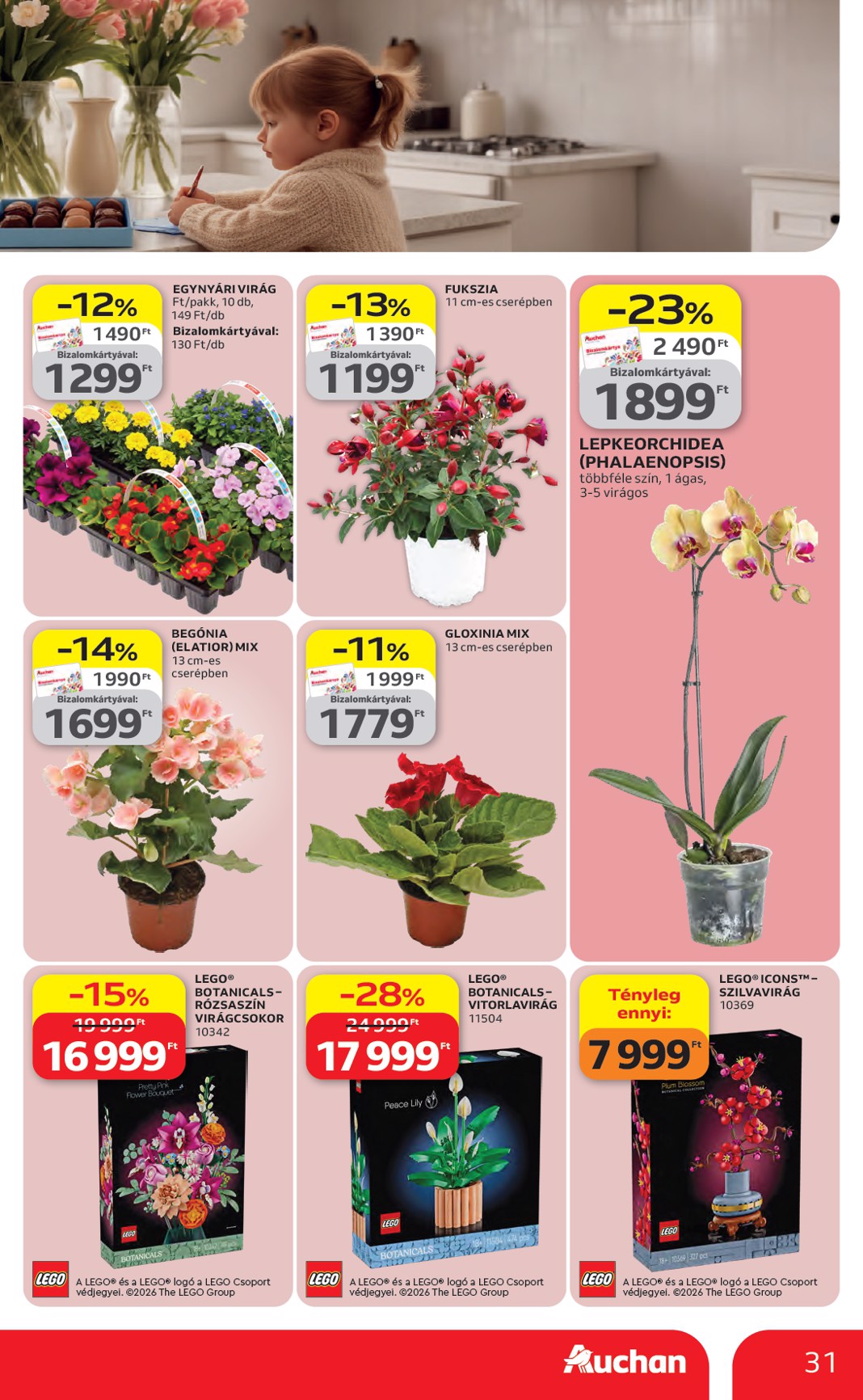 auchan - A jövőbeli Auchan Hipermarket akciós újság csütörtöktől 2026.04.23.-tól szerdától 2026.04.29.-ig érvényes. - page: 31