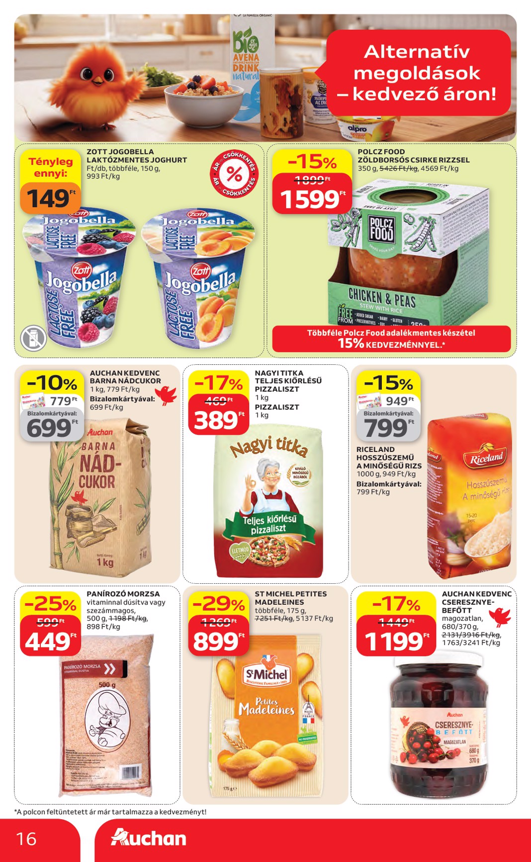 auchan - A jövőbeli Auchan Hipermarket akciós újság csütörtöktől 2026.04.23.-tól szerdától 2026.04.29.-ig érvényes. - page: 16