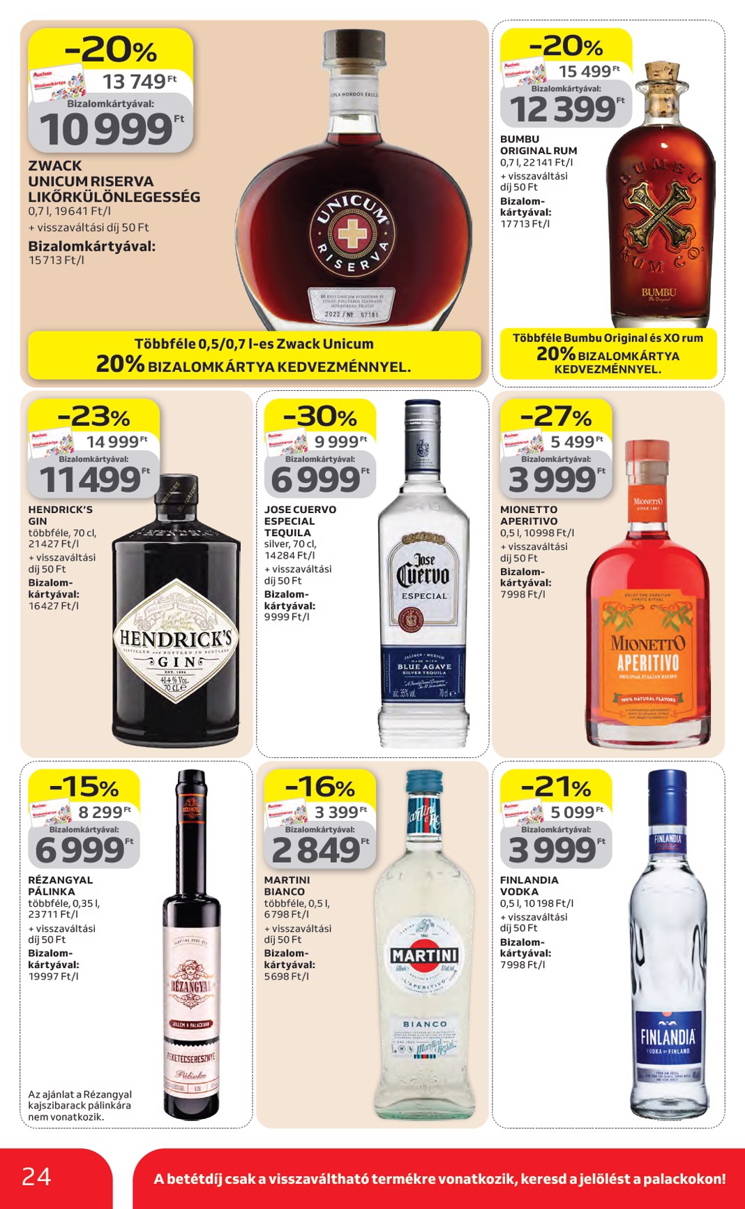 auchan - A jövőbeli Auchan Hipermarket akciós újság csütörtöktől 2026.04.23.-tól szerdától 2026.04.29.-ig érvényes. - page: 24